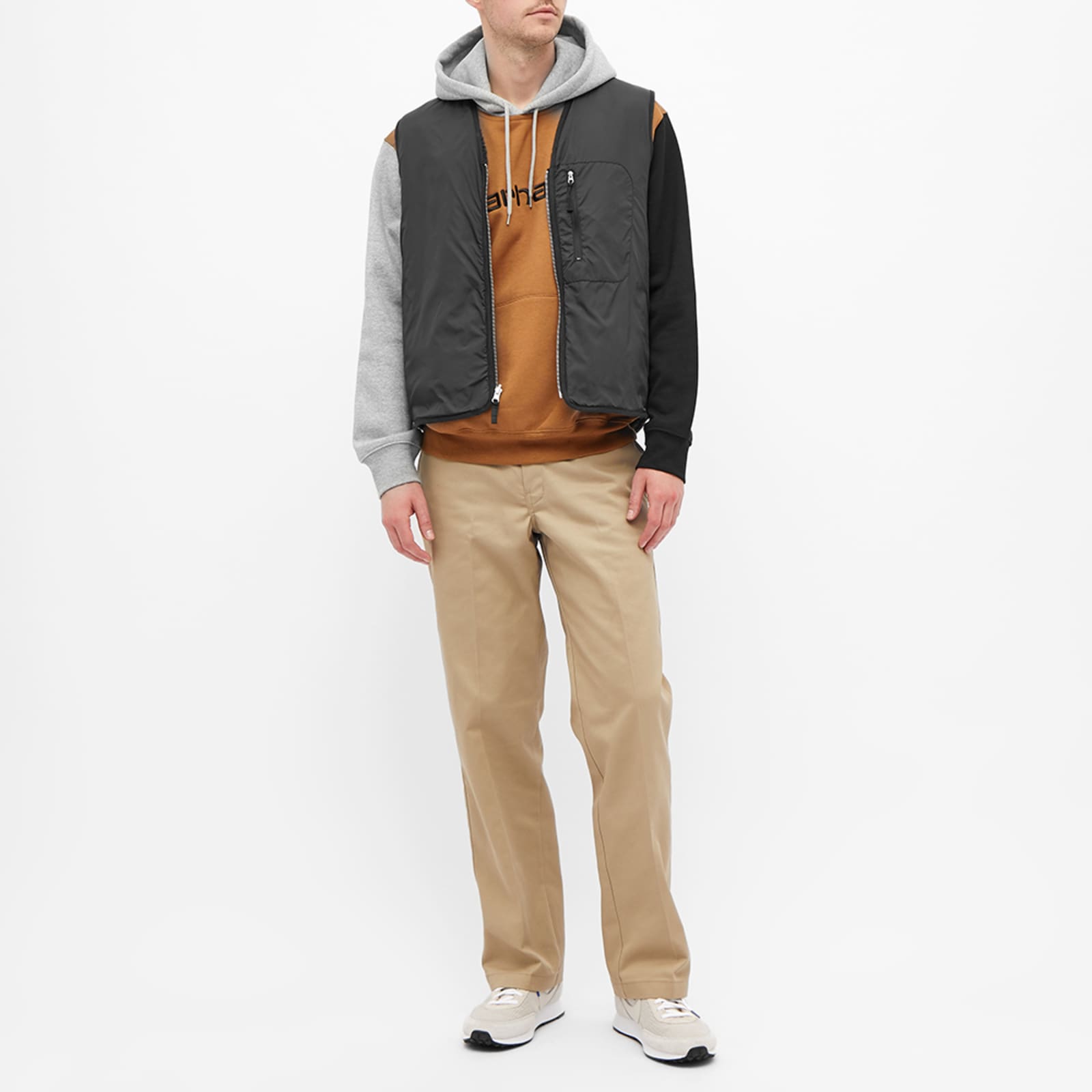 Carhartt WIP Hooded Carhartt Tricol Sweat - Hamilton Brown