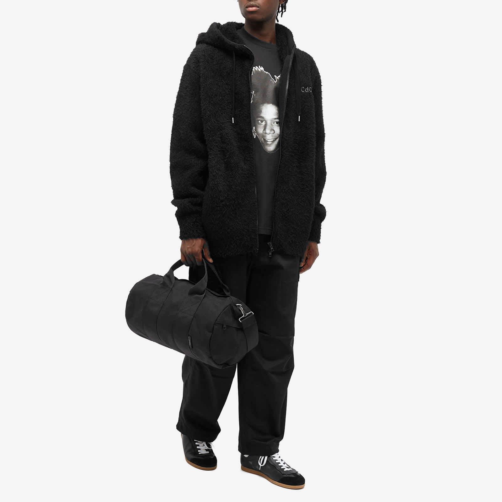 Comme des Garçons Homme Plus Nylon Canvas Duffel Bag Black END.