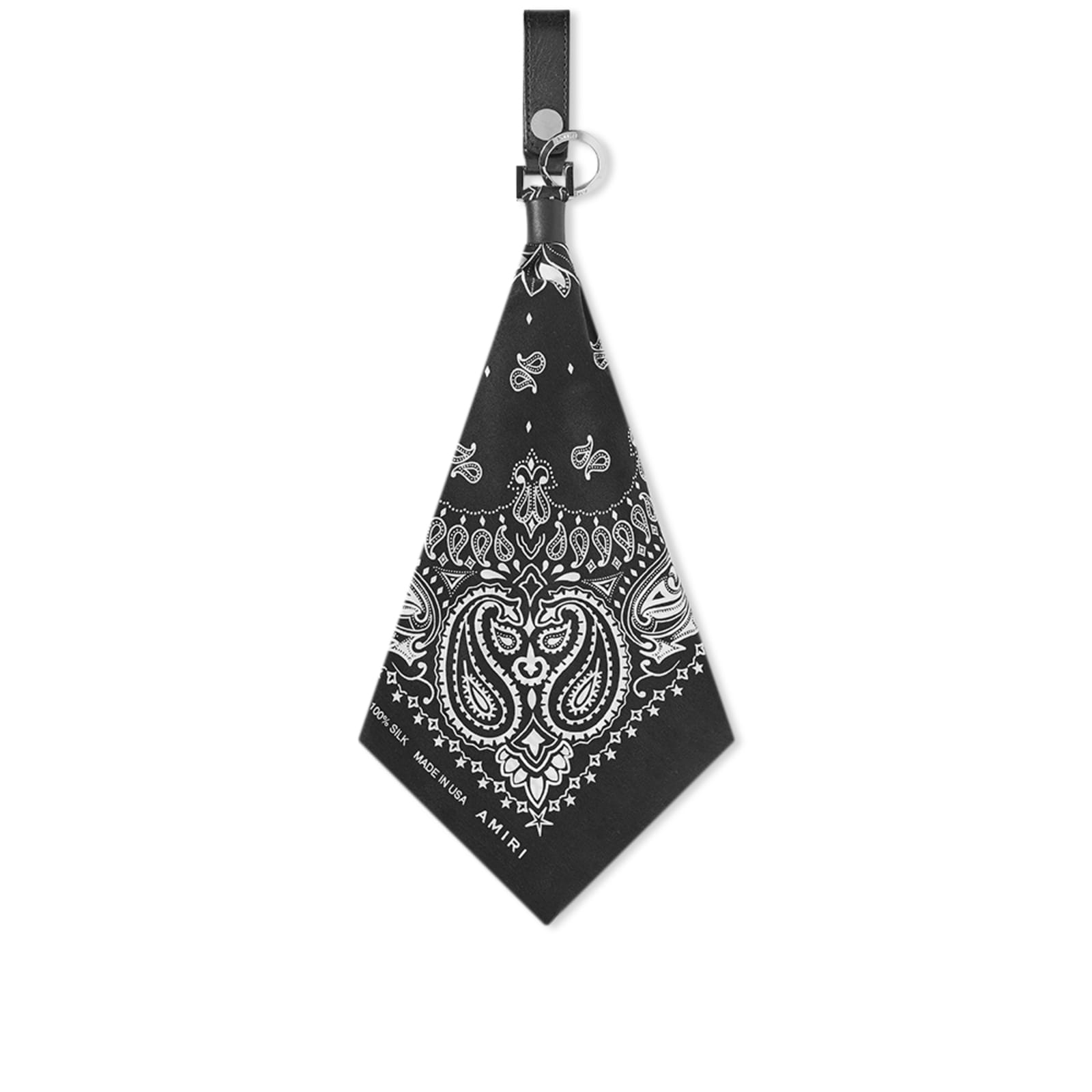 AMIRI Bandana Keychain Black END. (US)
