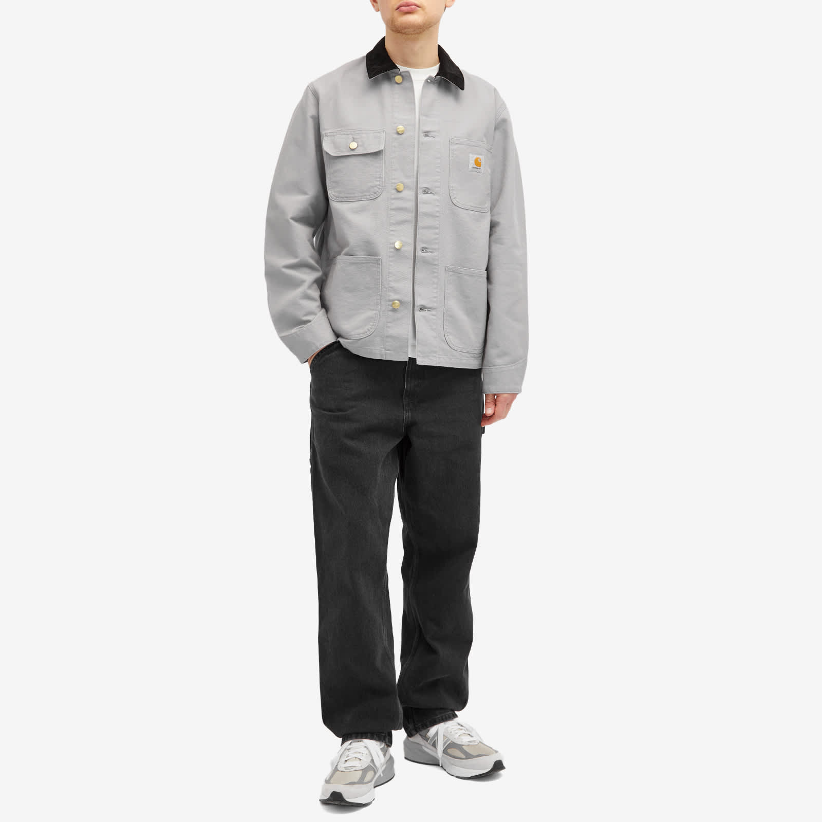 Carhartt WIP Denim Single Knee Pant - Black Stone Washed