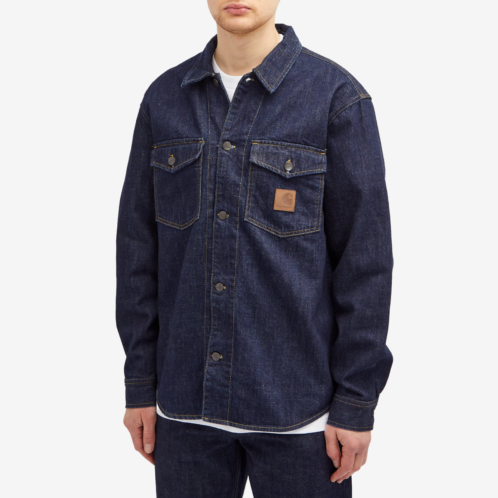 Carhartt WIP Lincoln Denim Shirt Jacket Blue Rinsed | END. (GB)