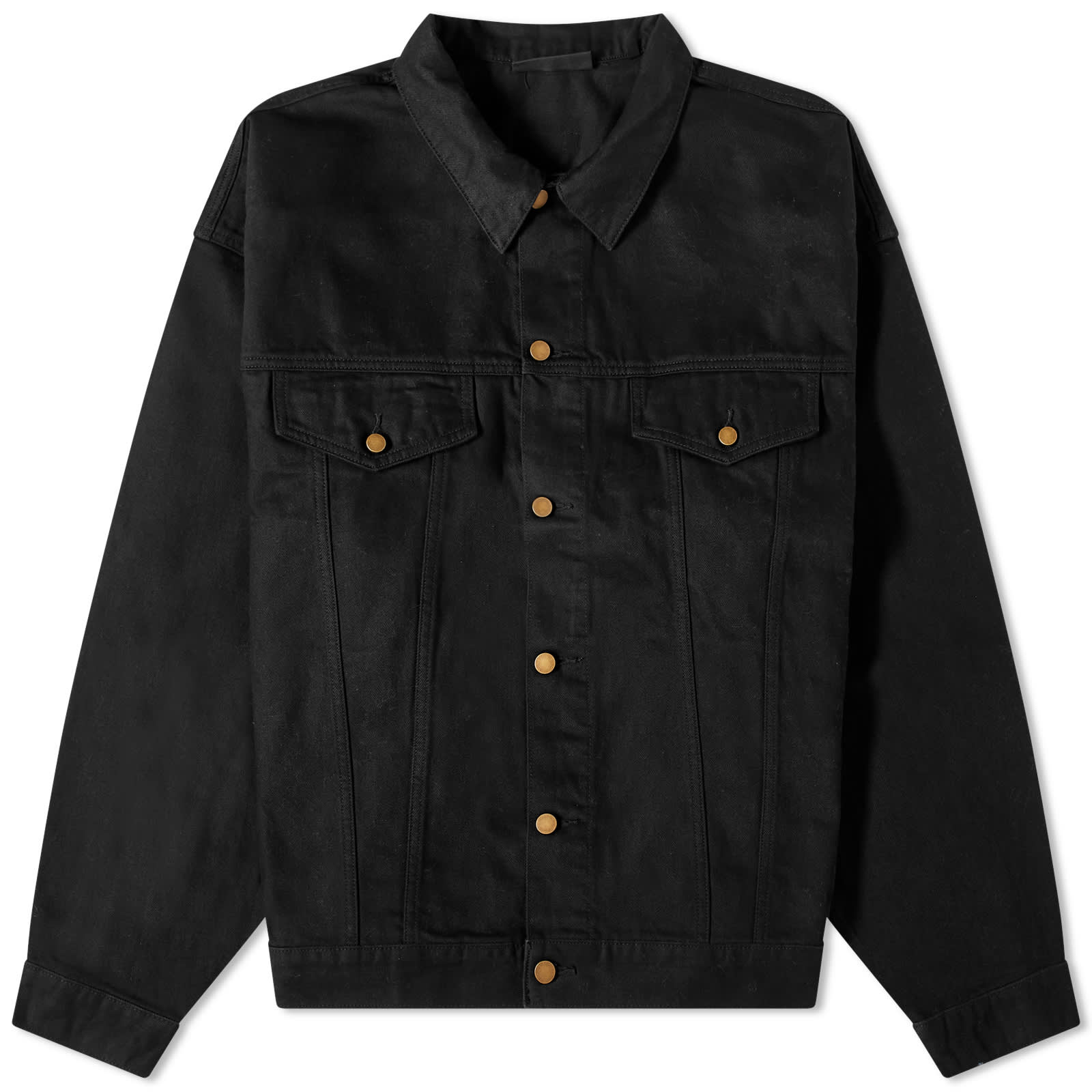 Fear of God Essentials Denim Jacket - Jet Black