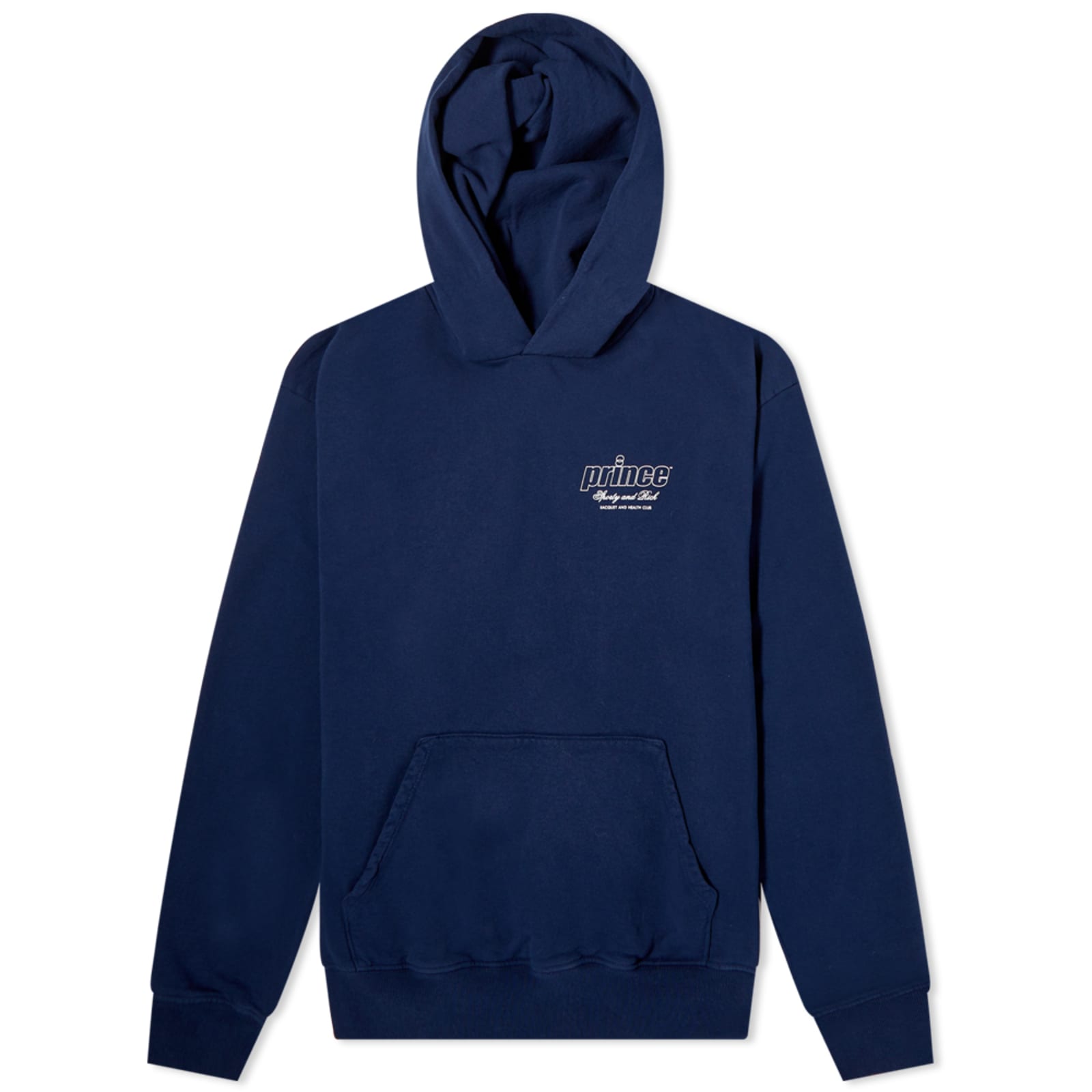 Sporty & Rich x Prince Health Hoodie Navy & White END. (HK)