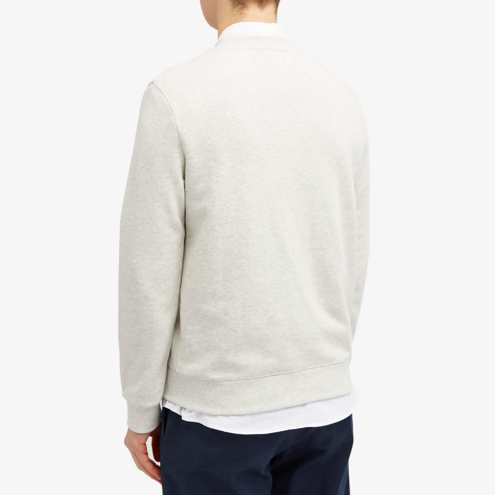 A.P.C. Rider Small Logo Crew Sweat - Ecru Heather