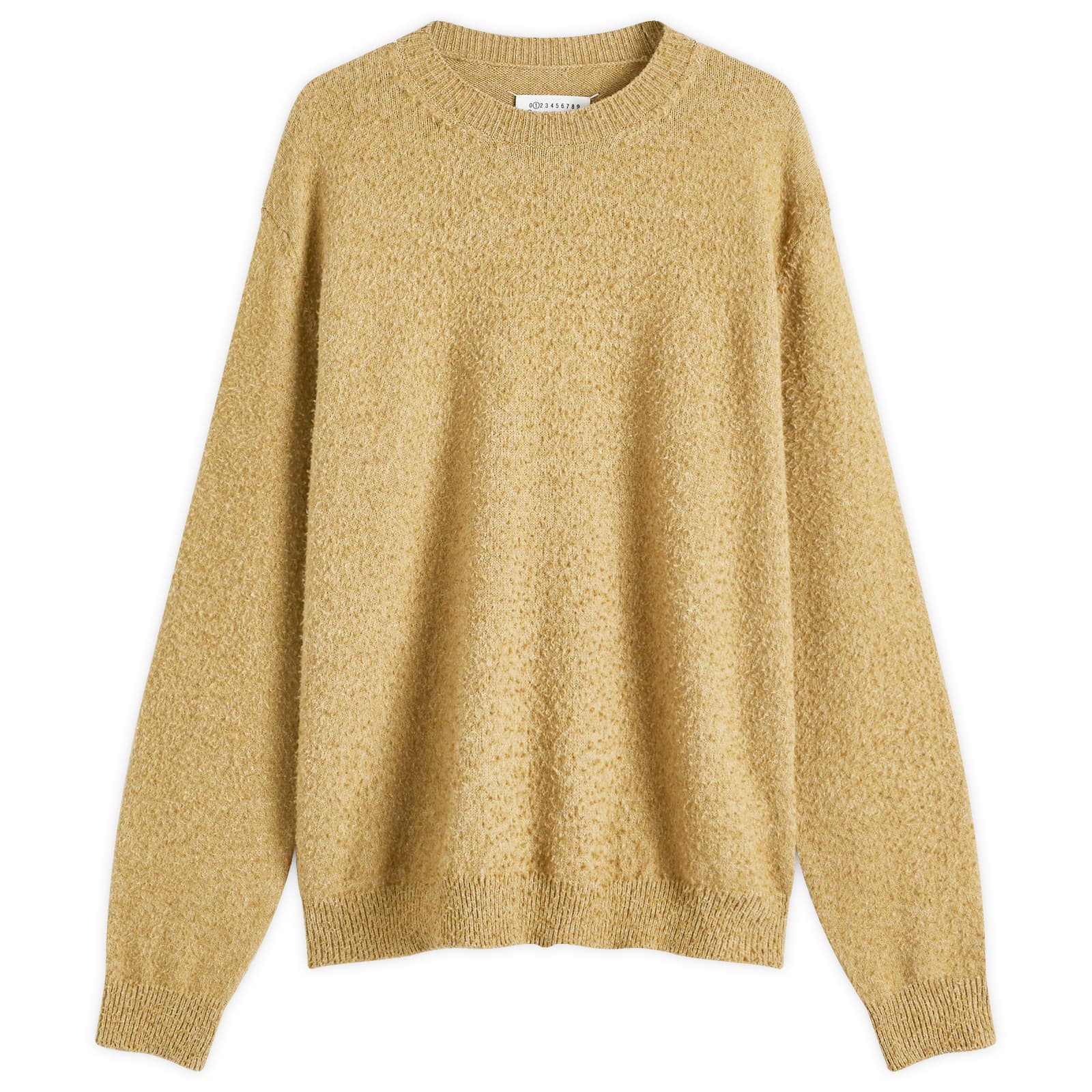 Maison Margiela Wool Cotton Crewneck Knit - Light Green
