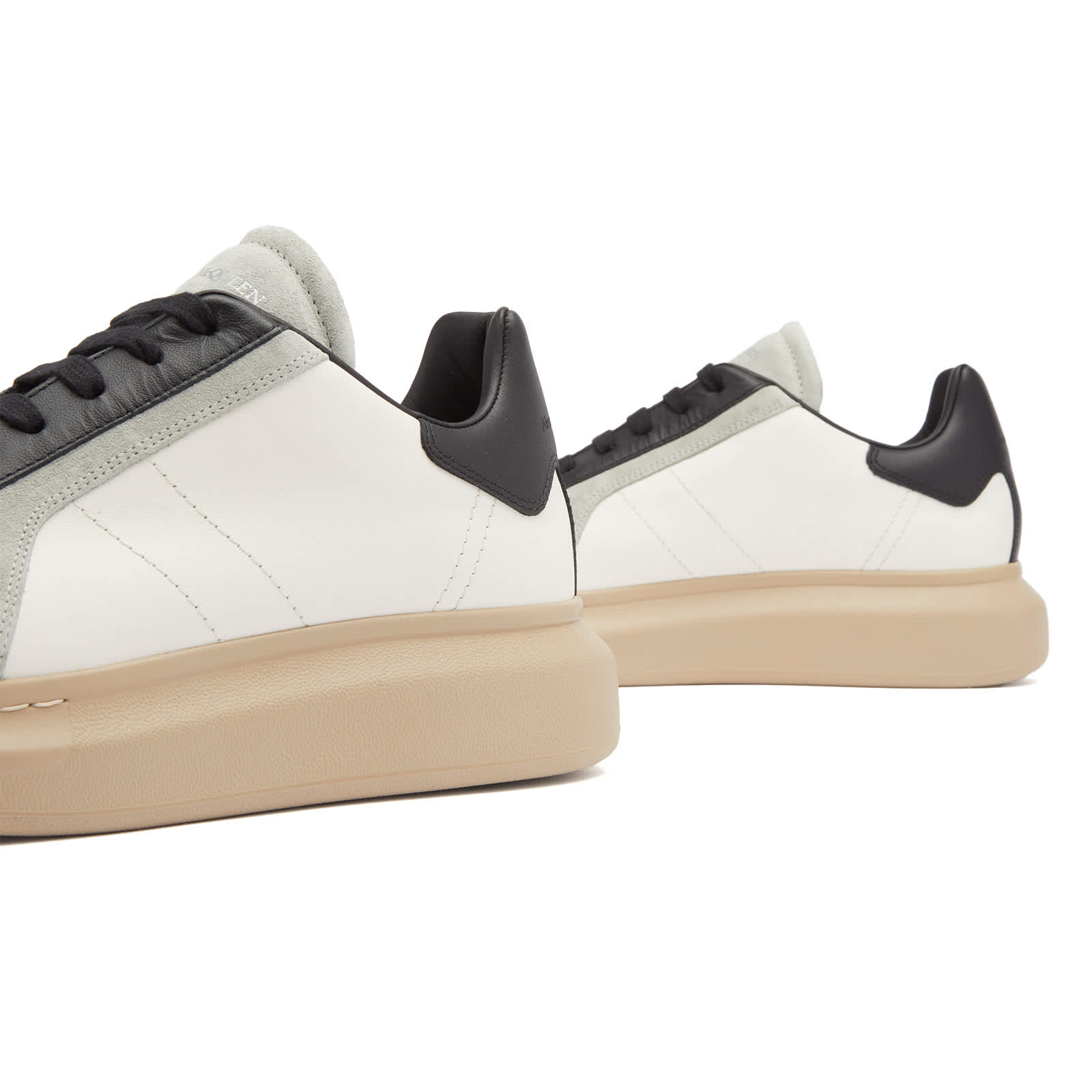 Alexander McQueen Exaggerate Sole Suede & Leather  Sneaker