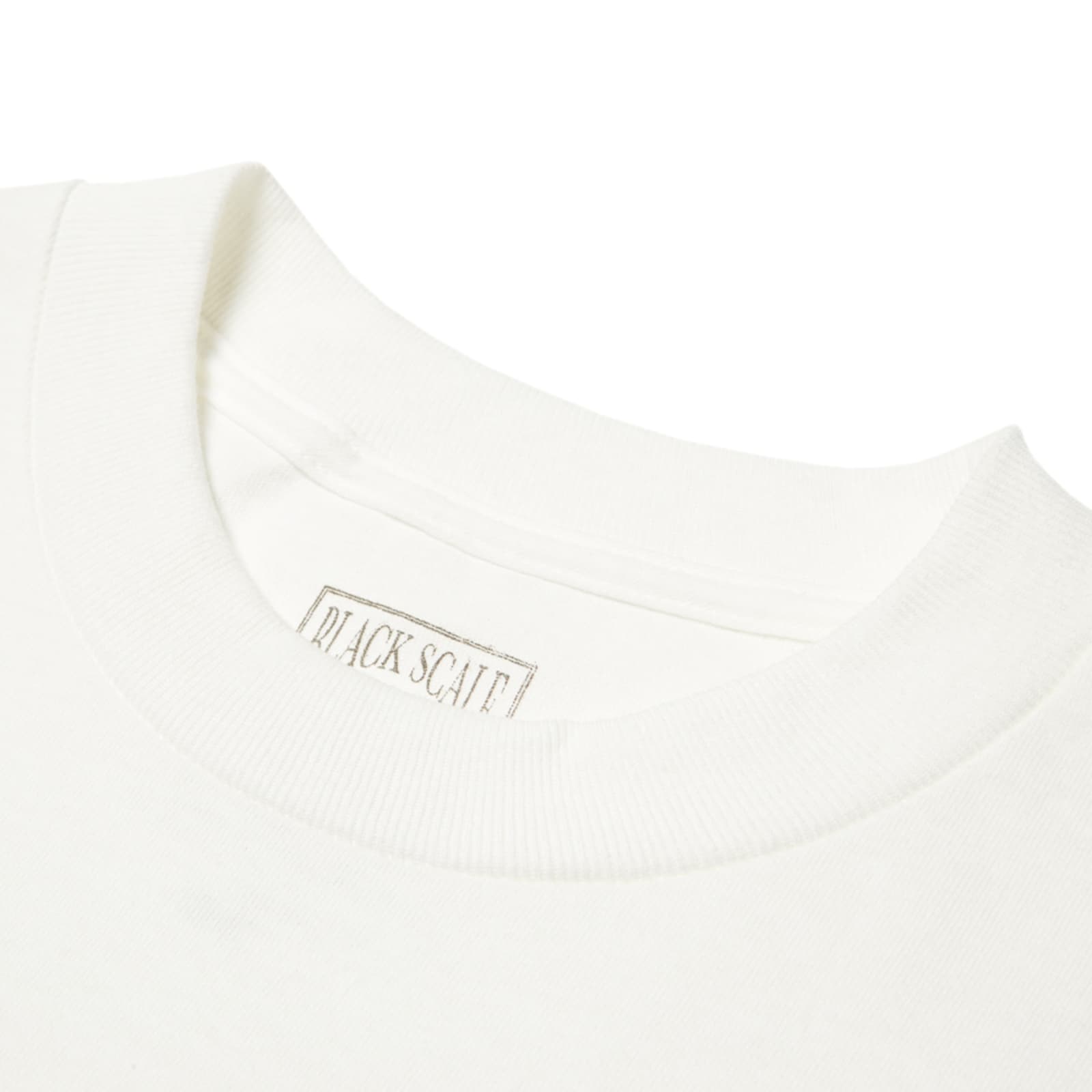 Black Scale Signature Logo Tee White END. (SE)
