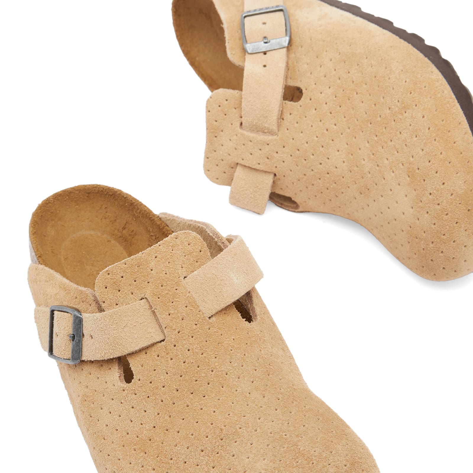 Birkenstock Boston - New Beige Embossed Dots