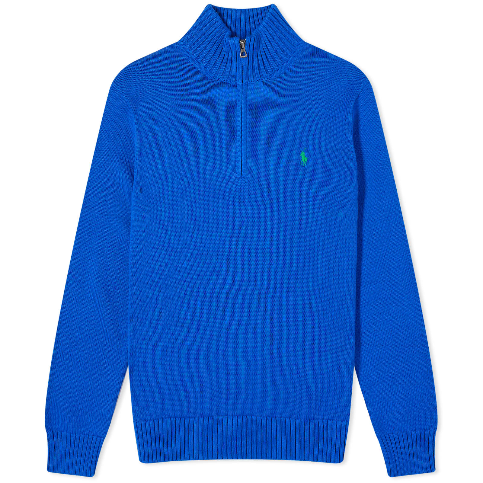 Polo Ralph Lauren Half Zip Knit Jumper Sapphire Star END polo-ralph-lauren-half-zip-knit-jumper-sapphire-star-end