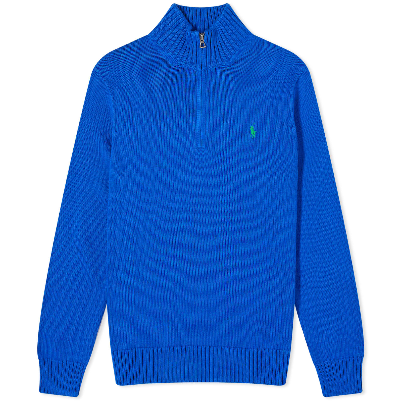 Polo Ralph Lauren Half Zip Knit Jumper - Sapphire Star