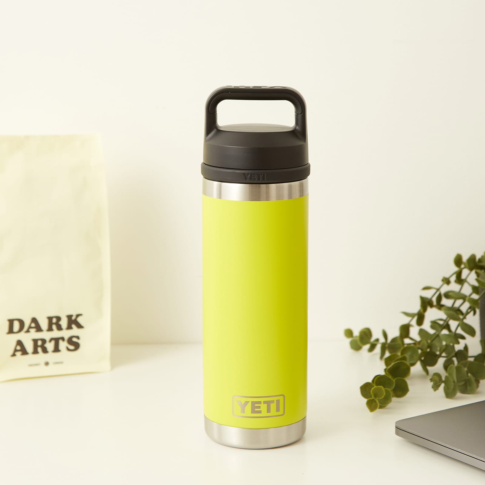 YETI 18oz Rambler Bottle - Fire Fly Yellow
