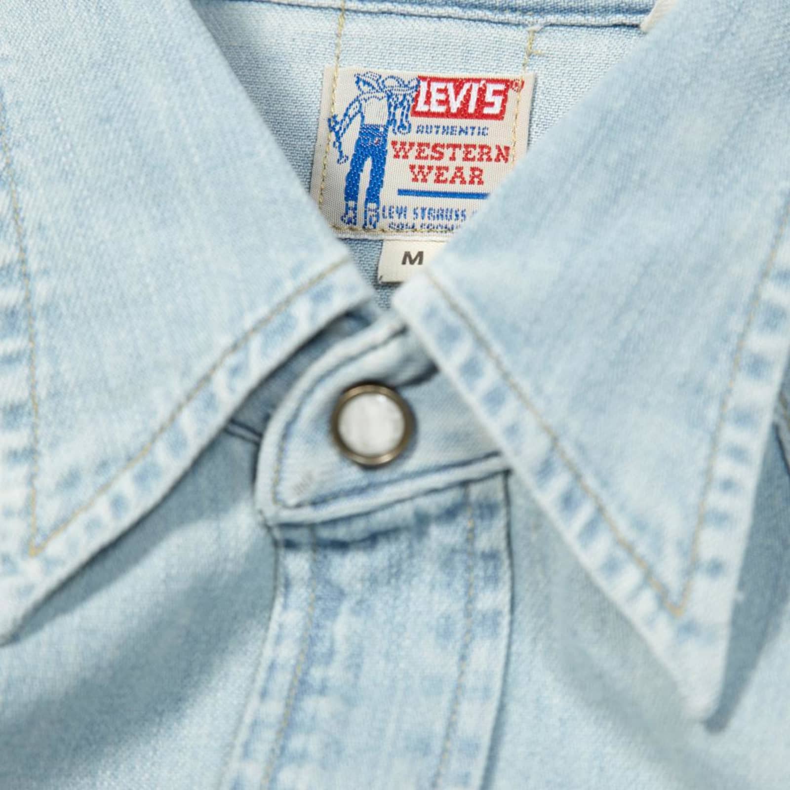 Levi's Vintage 1955 Sawtooth Denim Shirt - Super Bleach