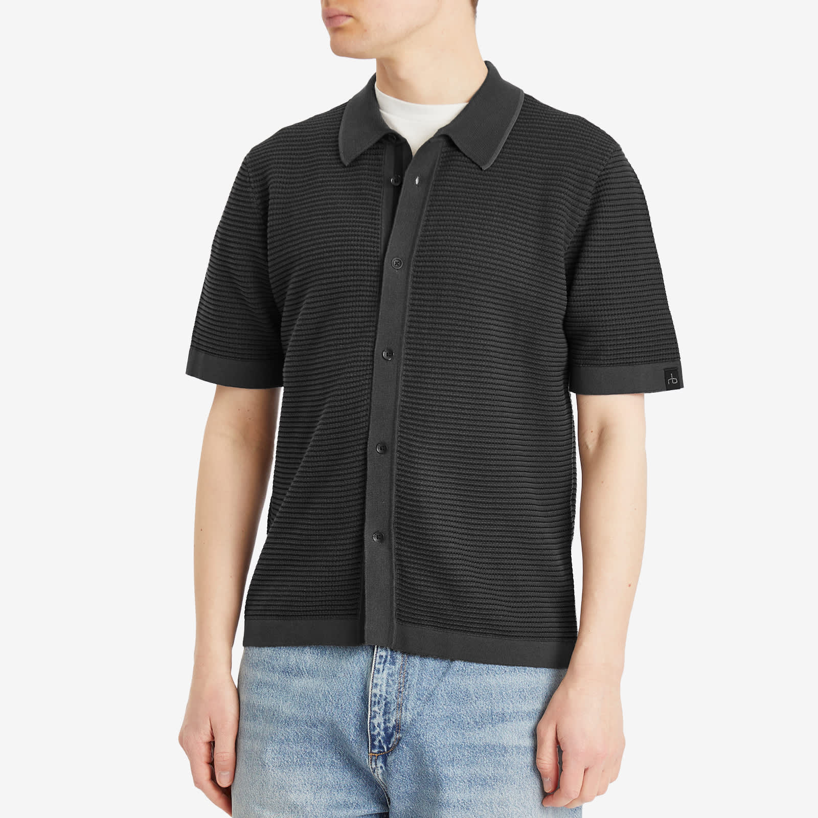 Rag & Bone Harvey Jacquard Stripe Shirt