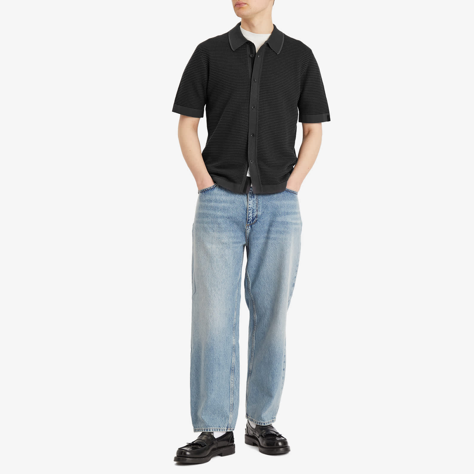 Rag & Bone Harvey Jacquard Stripe Shirt
