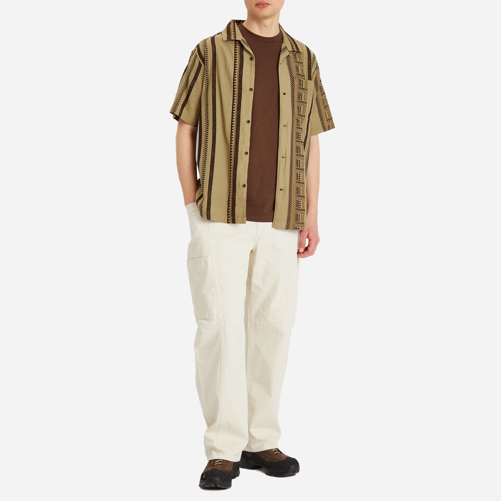 KAVU Castaway Camp Collar Vacation Shirt - Drift Dobby