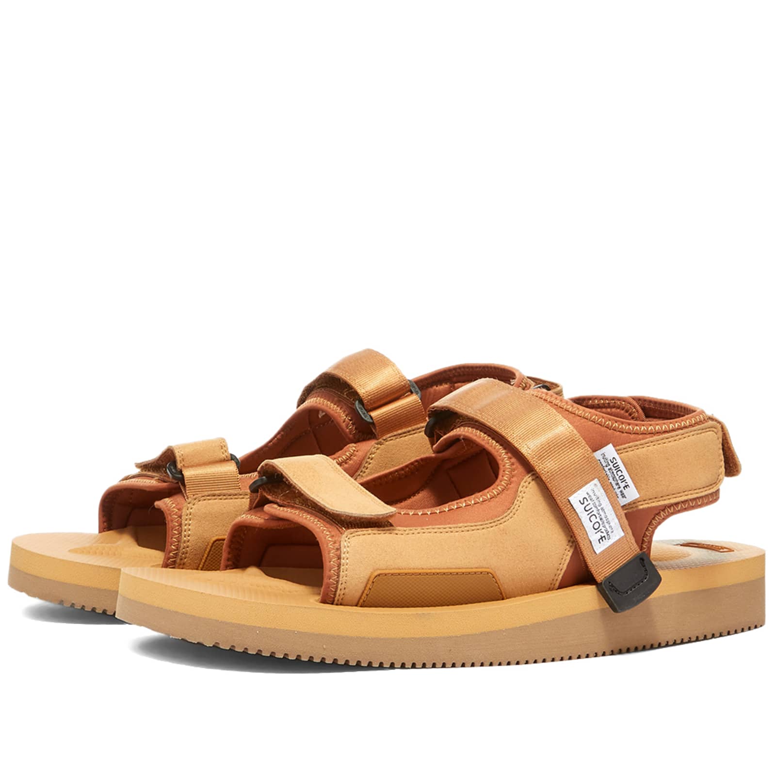 Sandale Homme Suicoke Was-V Couleur Camel - Taille US 11 / EU 44, Neuve Sans Emballage