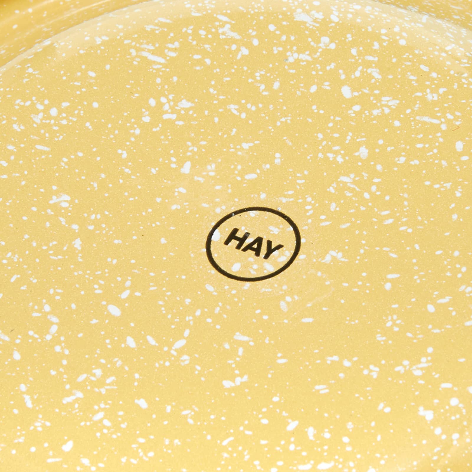 HAY Enamel Dish Plate - Yellow