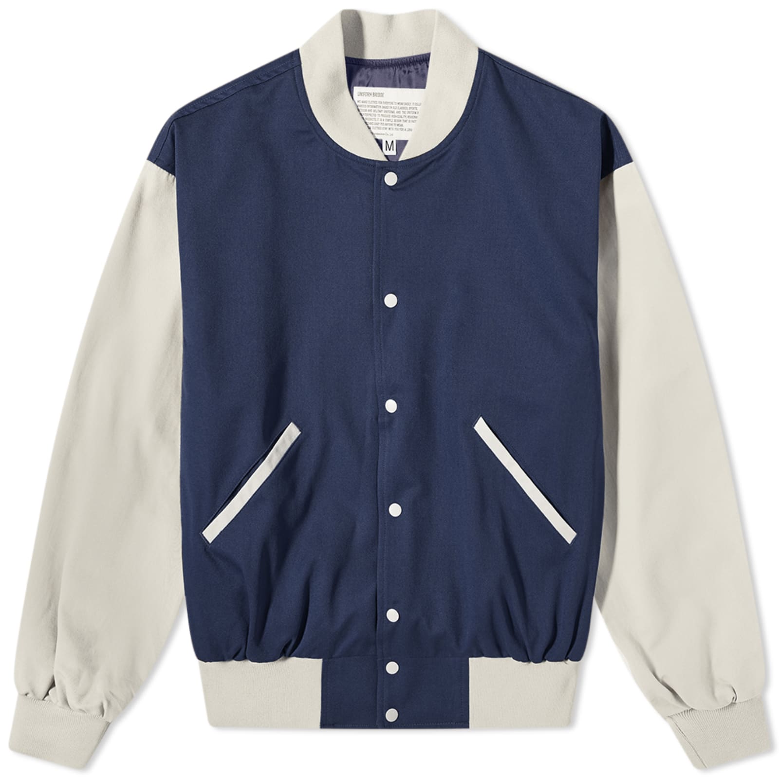 Uniform Bridge Varsity Jacket Navy END. (GB)