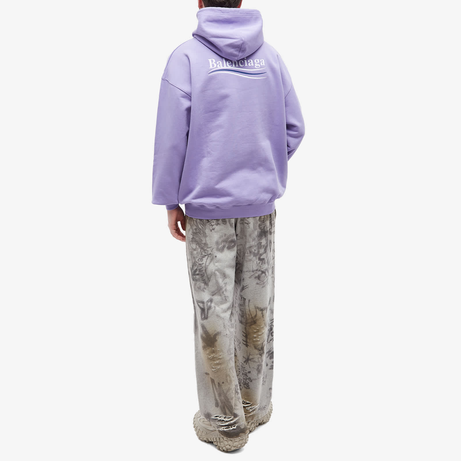 balenciaga sweatsuit purple