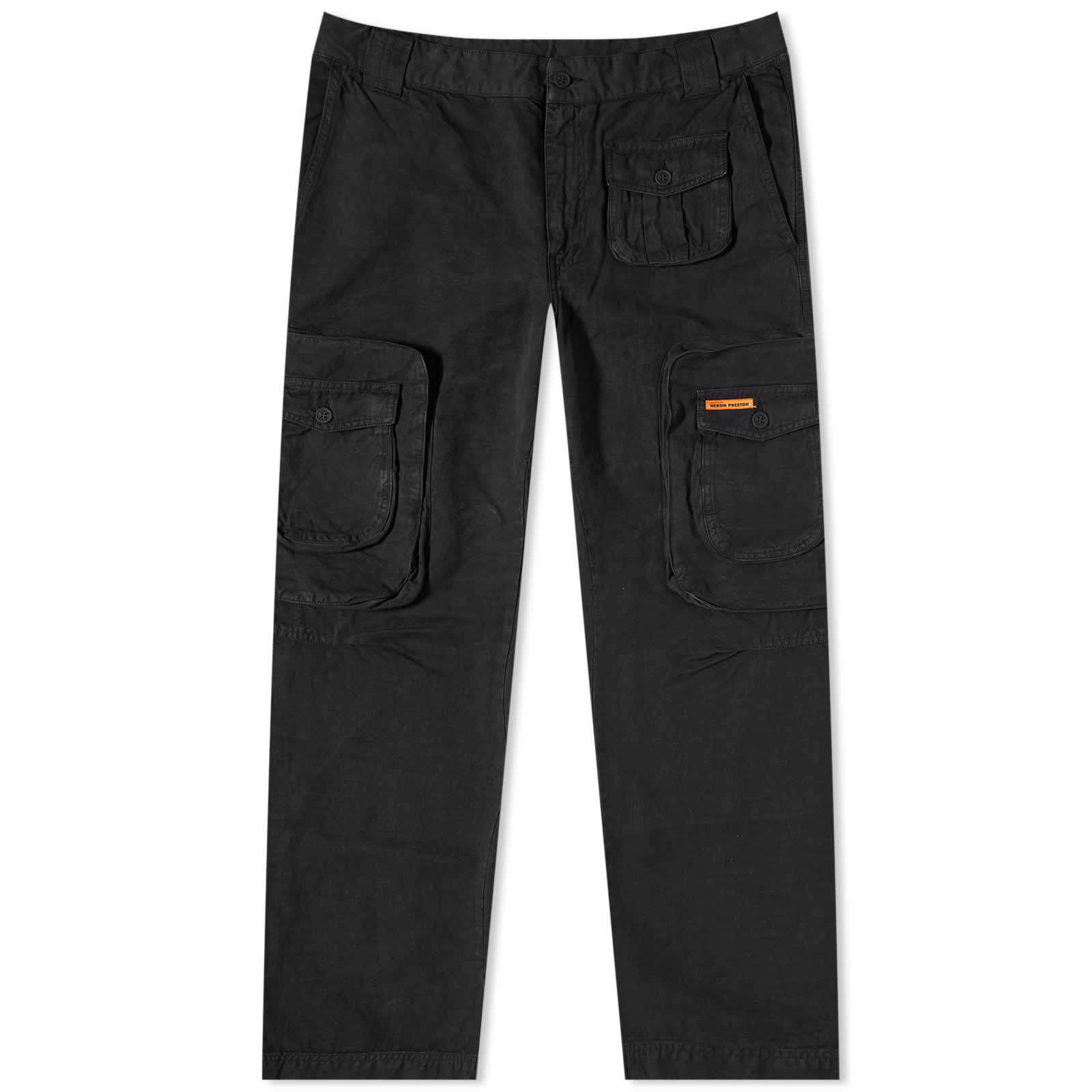Heron Preston Canvas Cargo Pants Black END. (JP)