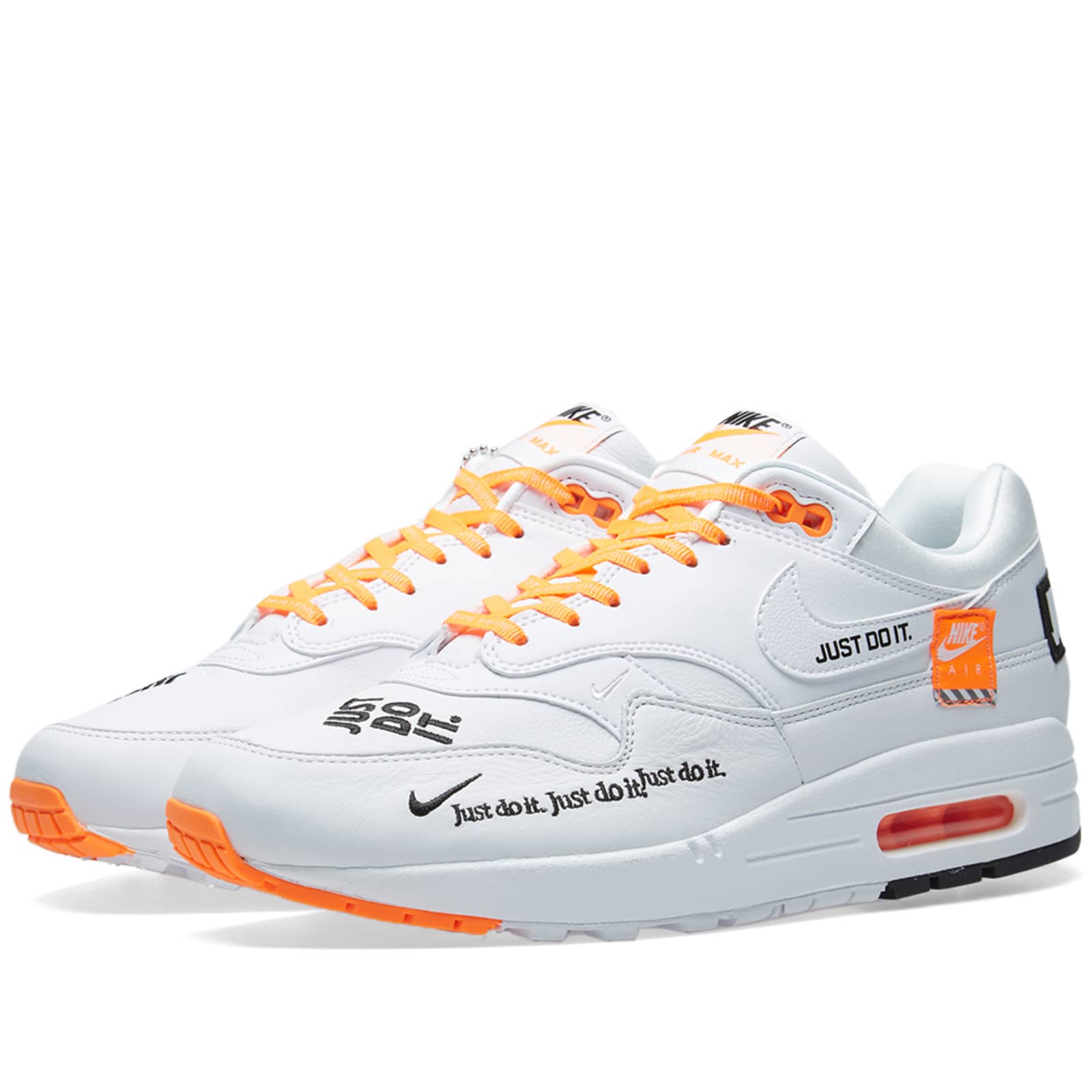 Nike Air Max 1 Lux W - White, Black & Orange