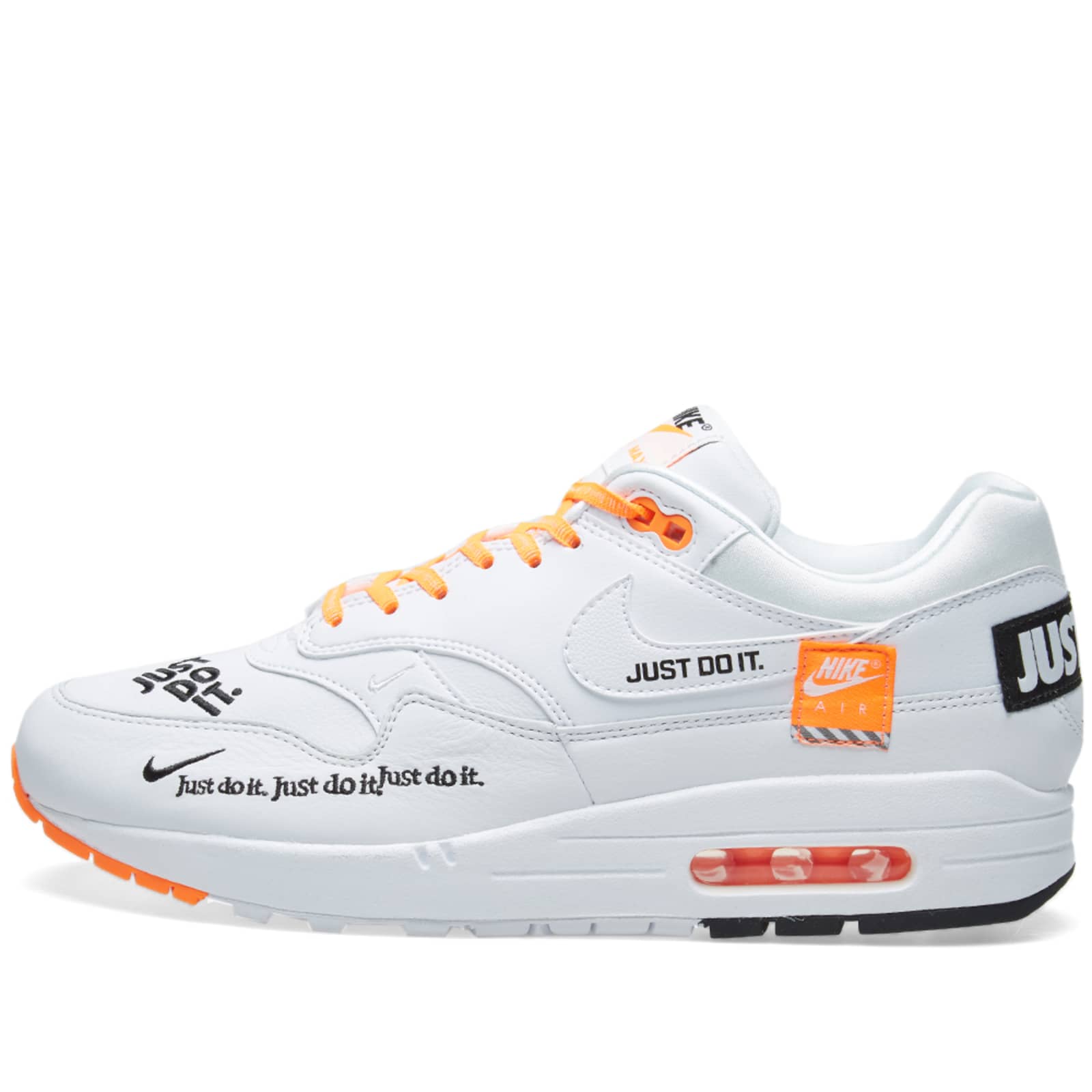 Nike Air Max 1 Lux W - White, Black & Orange