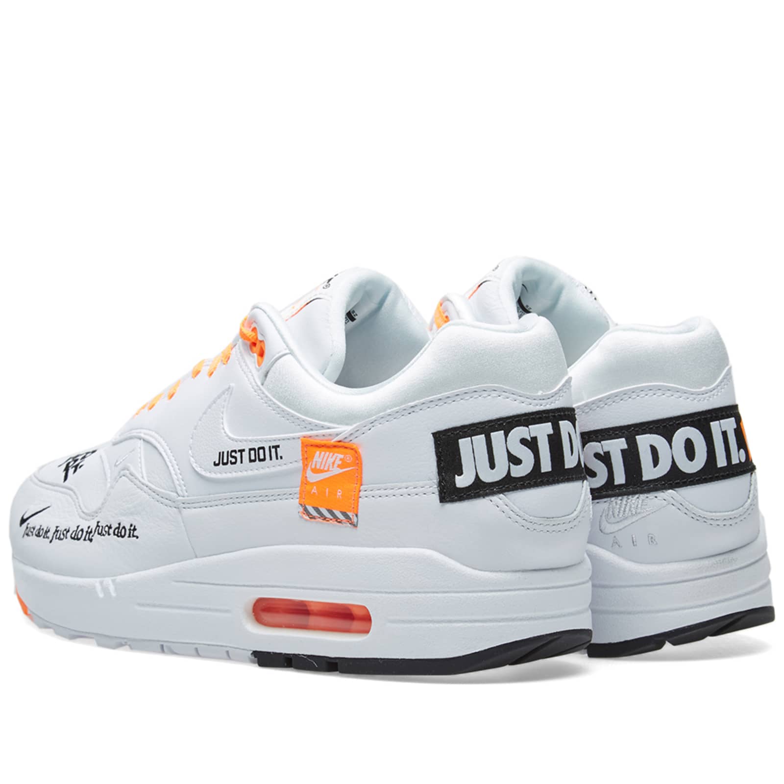 Nike Air Max 1 Lux W - White, Black & Orange