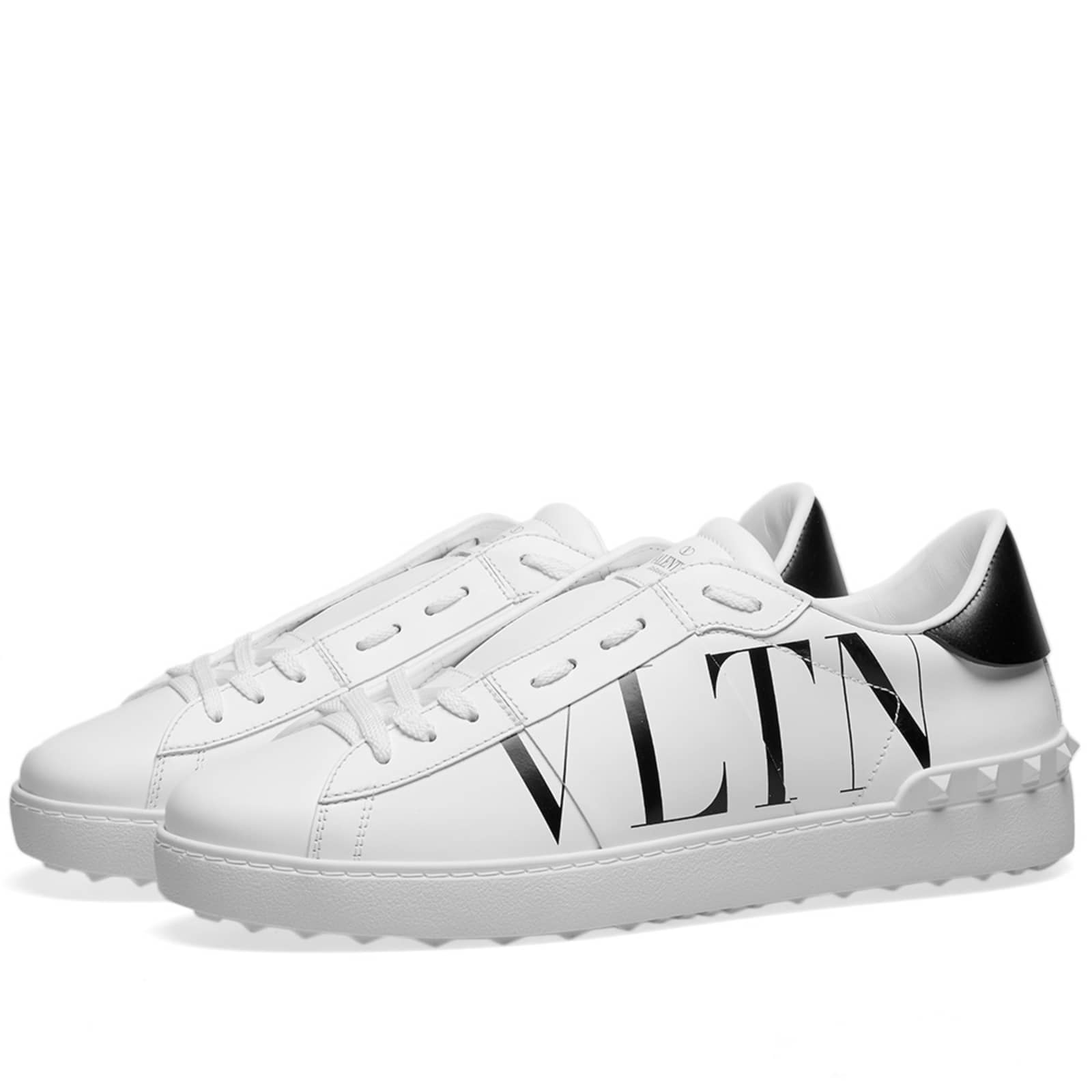 Valentino VLTN Open Low Sneaker - White & Black