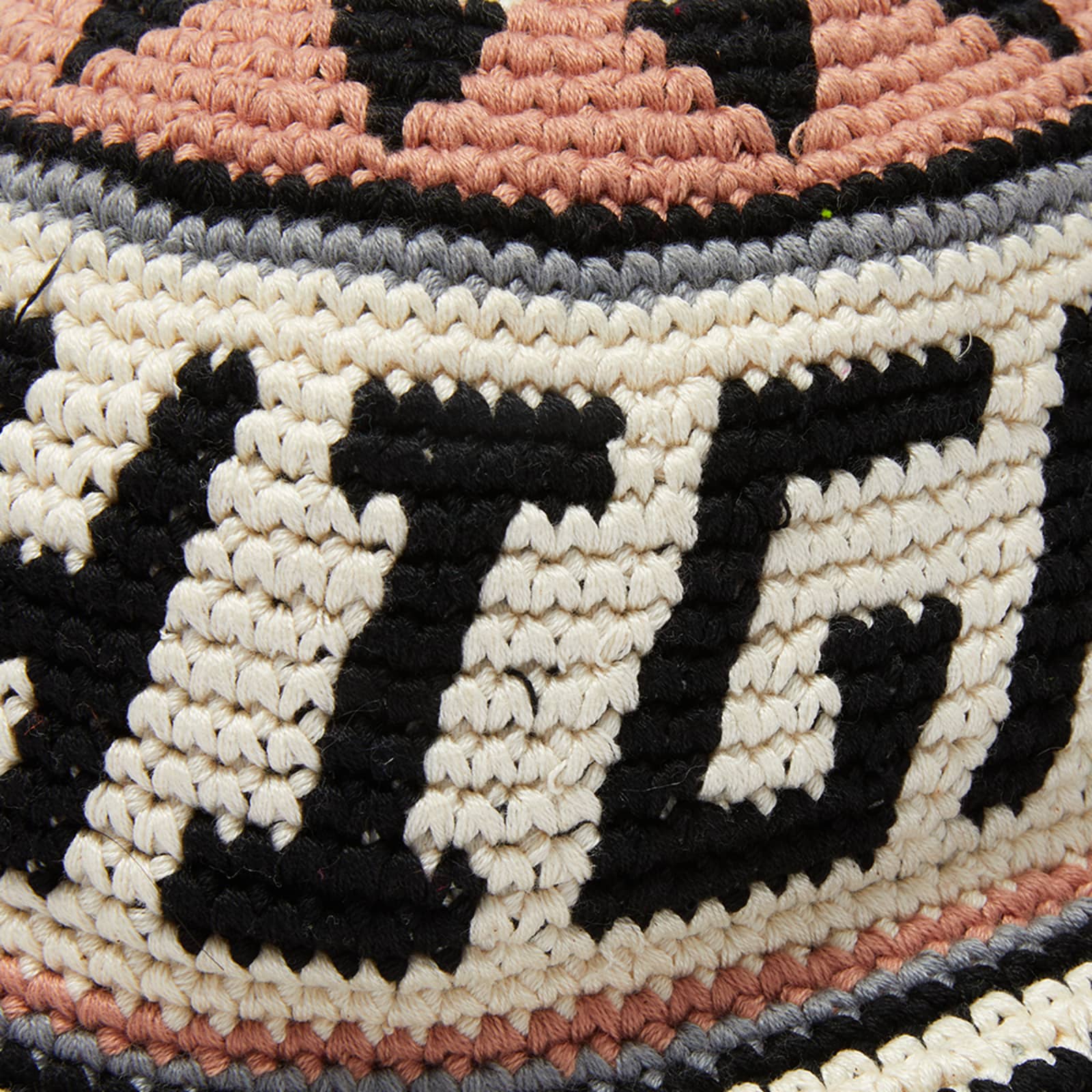 Camp High Counselor Crochet Bucket Hat Llama END.