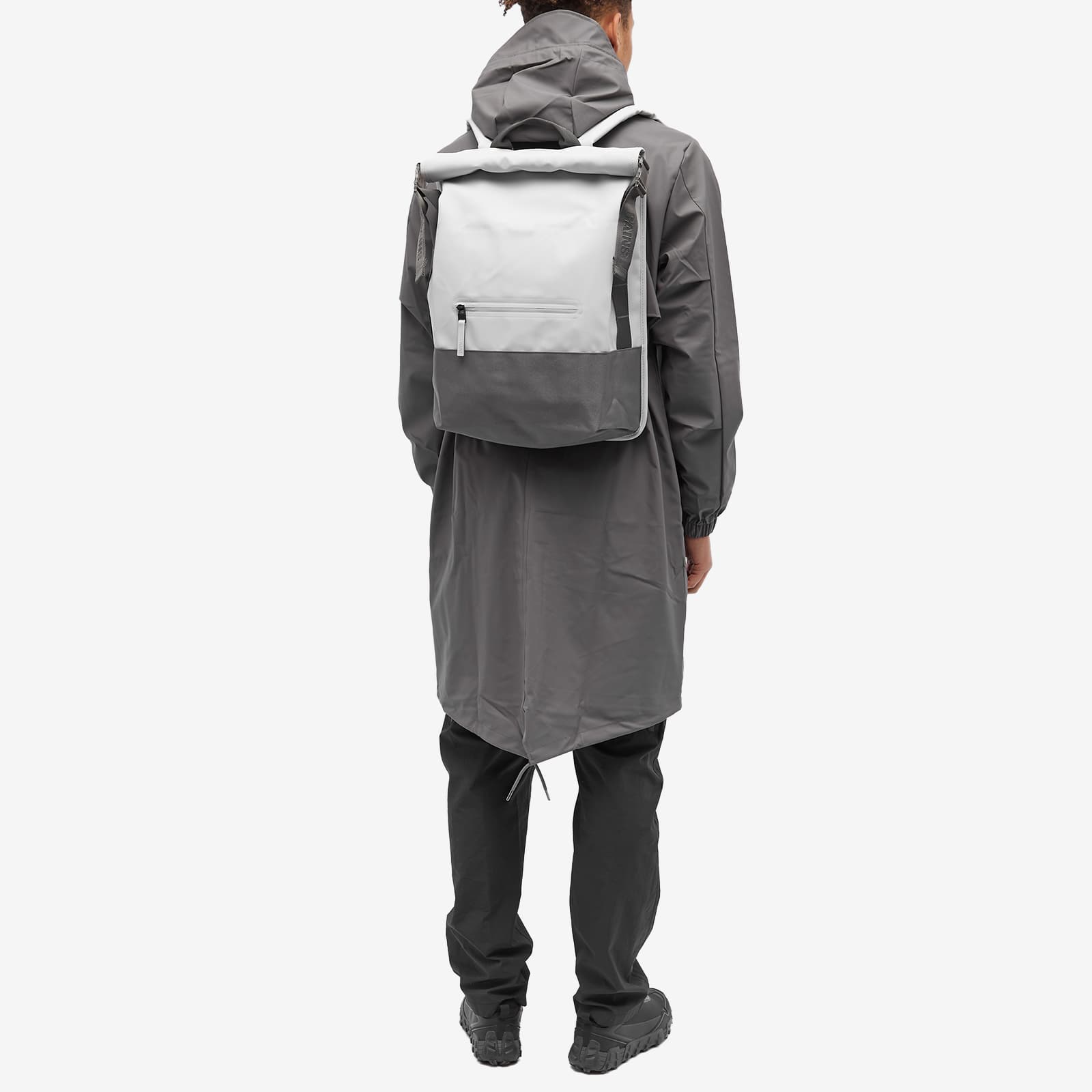 RAINS Trail Rolltop Backpack - Ash