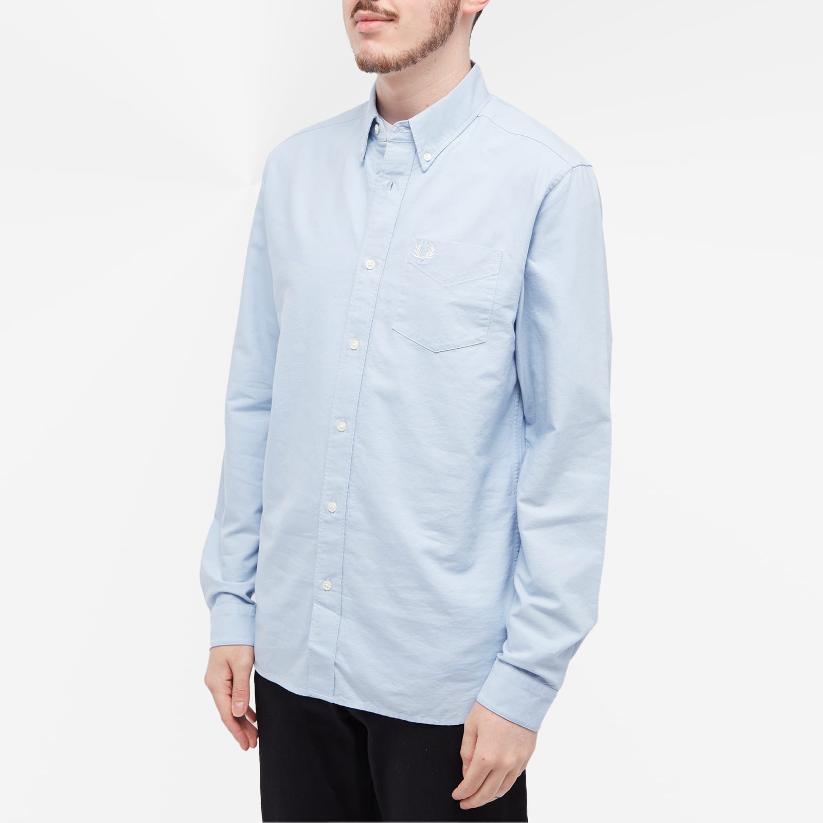 Fred Perry Oxford Shirt - Light Smoke