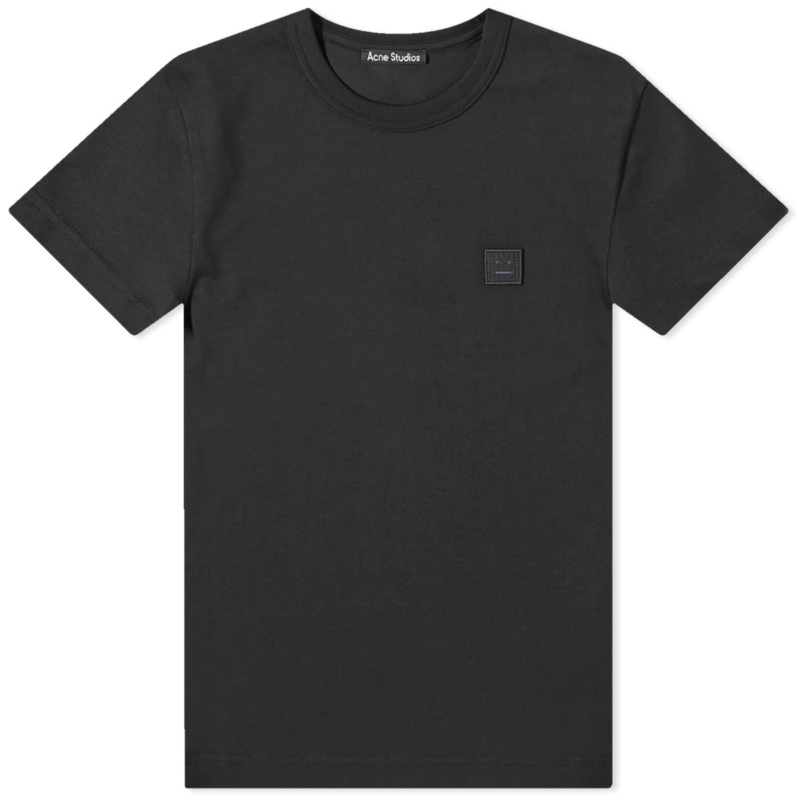 Acne Studios Exford Face T-Shirt - Black