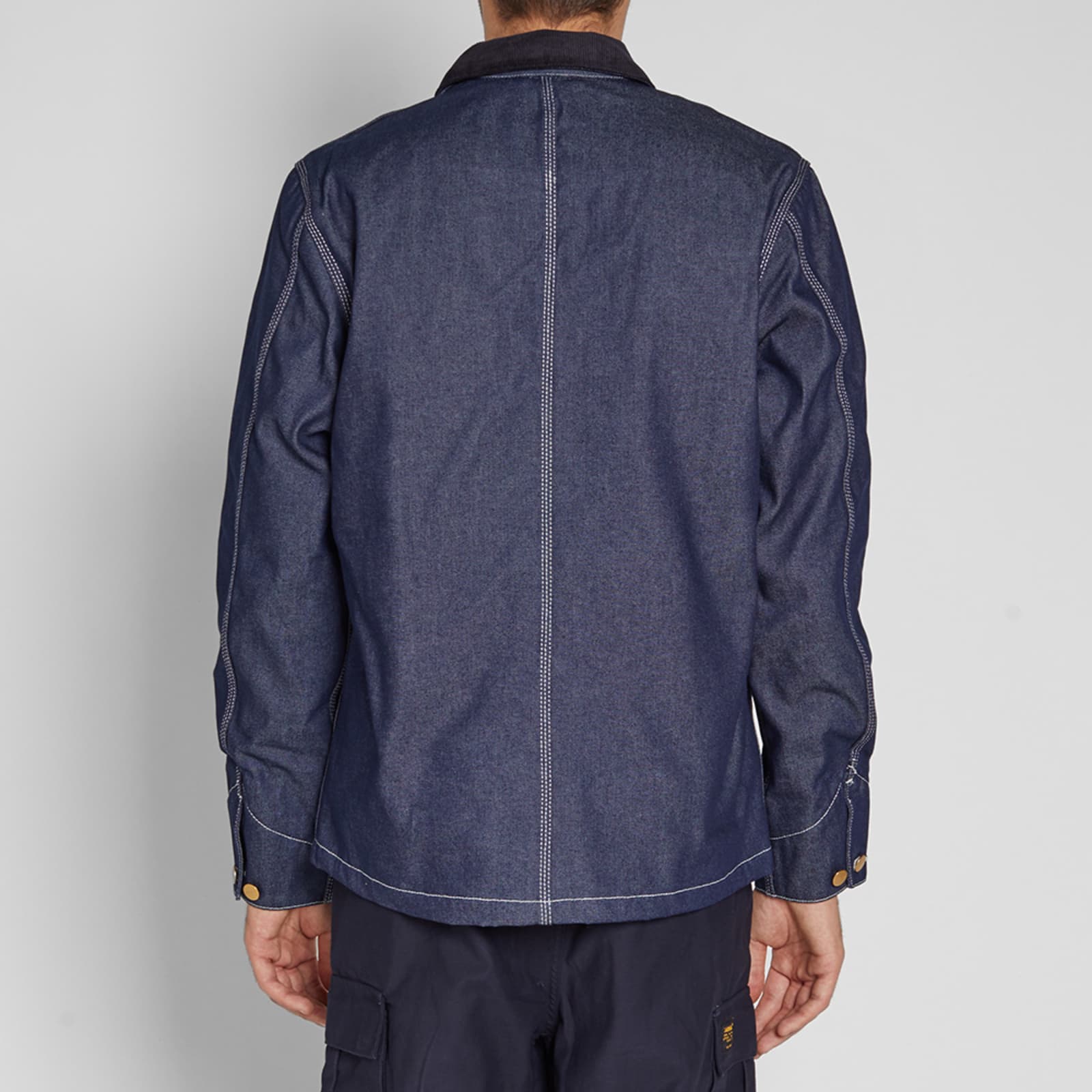 Carhartt WIP Michigan Denim Chore Coat - Blue Rigid