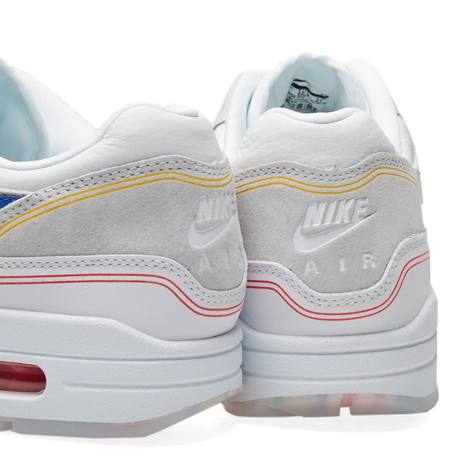 nike air max 1 white blue