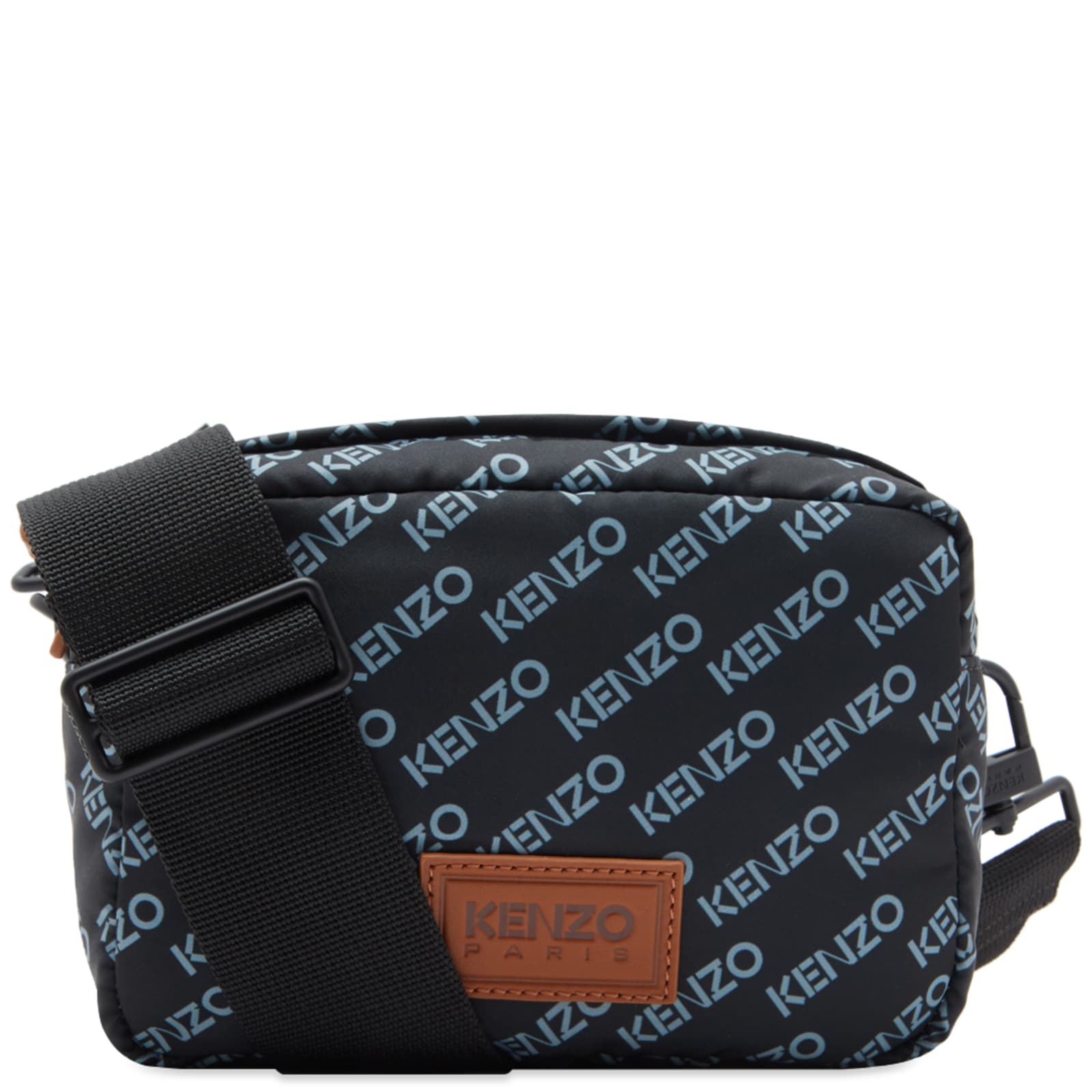 Kenzo Repeat Logo CrossBody Bag Black END.