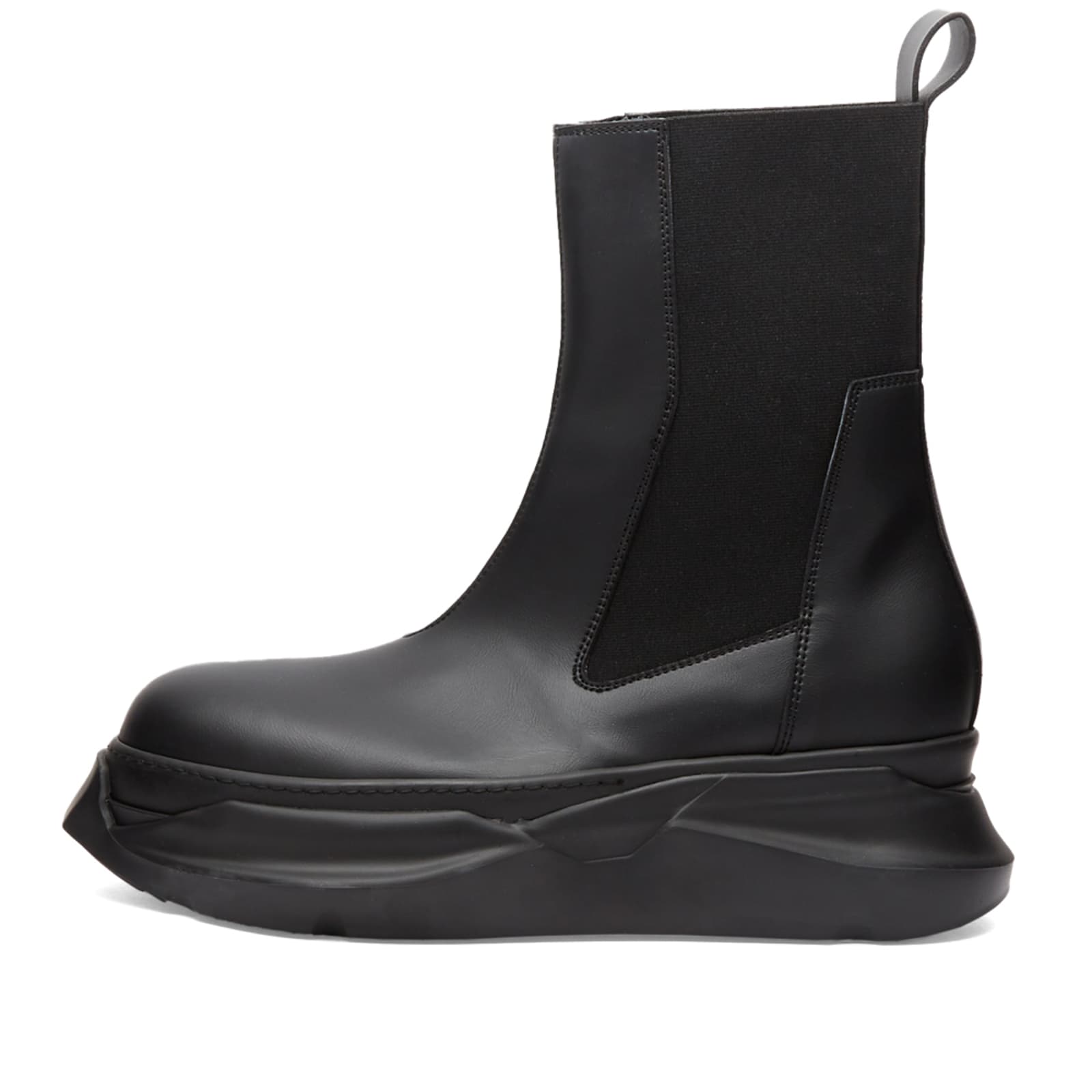 Rick Owens DRKSHDW Beatle Abstract Vegan Leather Sneaker Black & Black ...