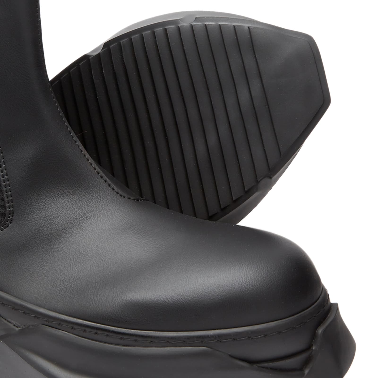 Rick Owens DRKSHDW Beatle Abstract Vegan Leather Sneaker Black & Black ...