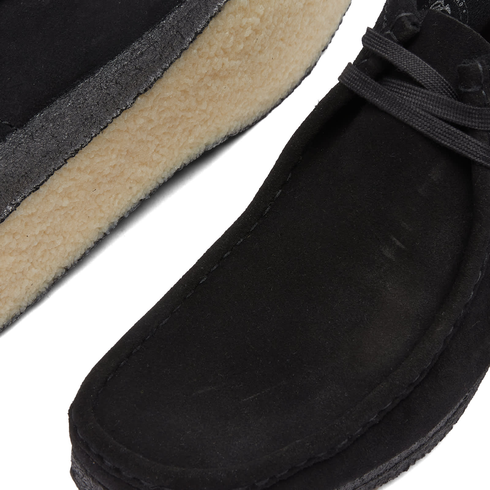 Clarks Originals Wallabee Boot - Black Suede