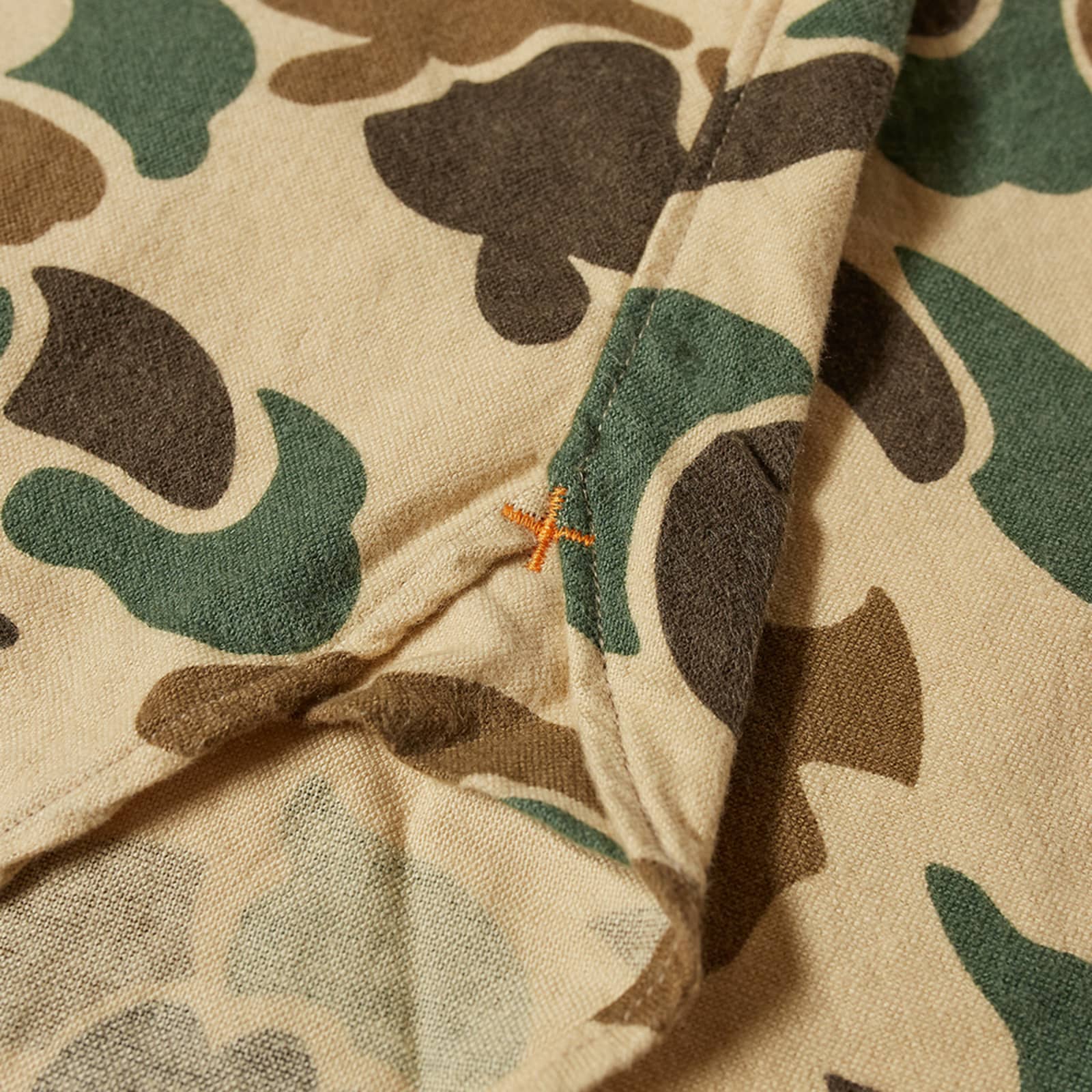 Beams Plus Button Down Camo Shirt Duck Hunter Camo END.