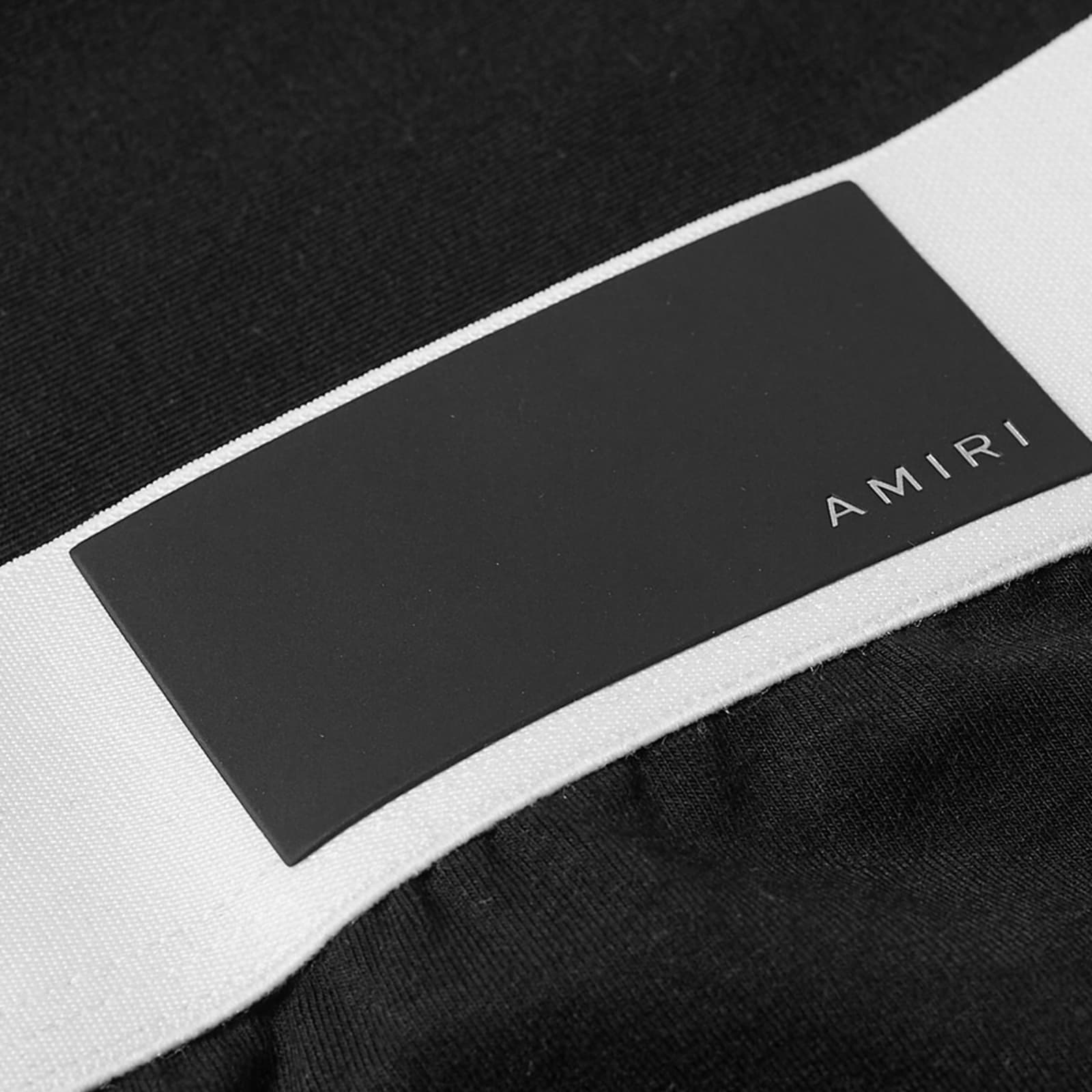 AMIRI Front Label Boxer Shorts Black & White END. (US)
