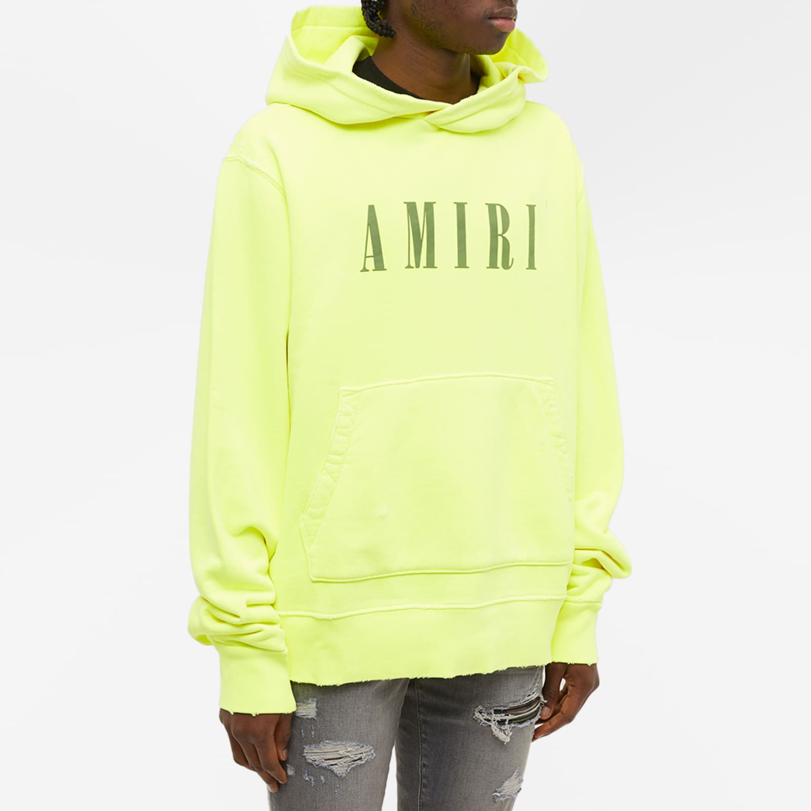 AMIRI Core Logo Hoodie - Lime