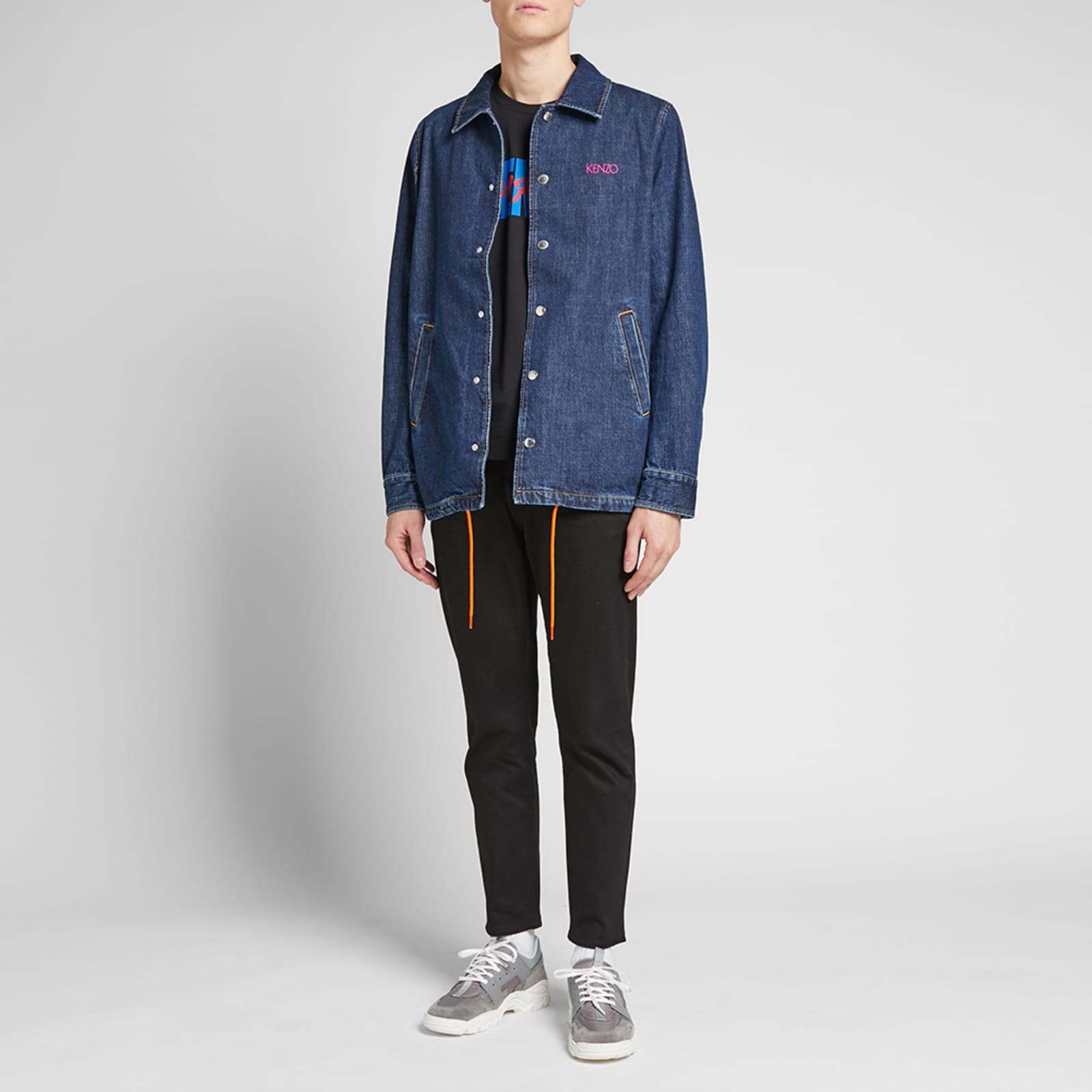Kenzo Denim Coach Jacket Navy END.