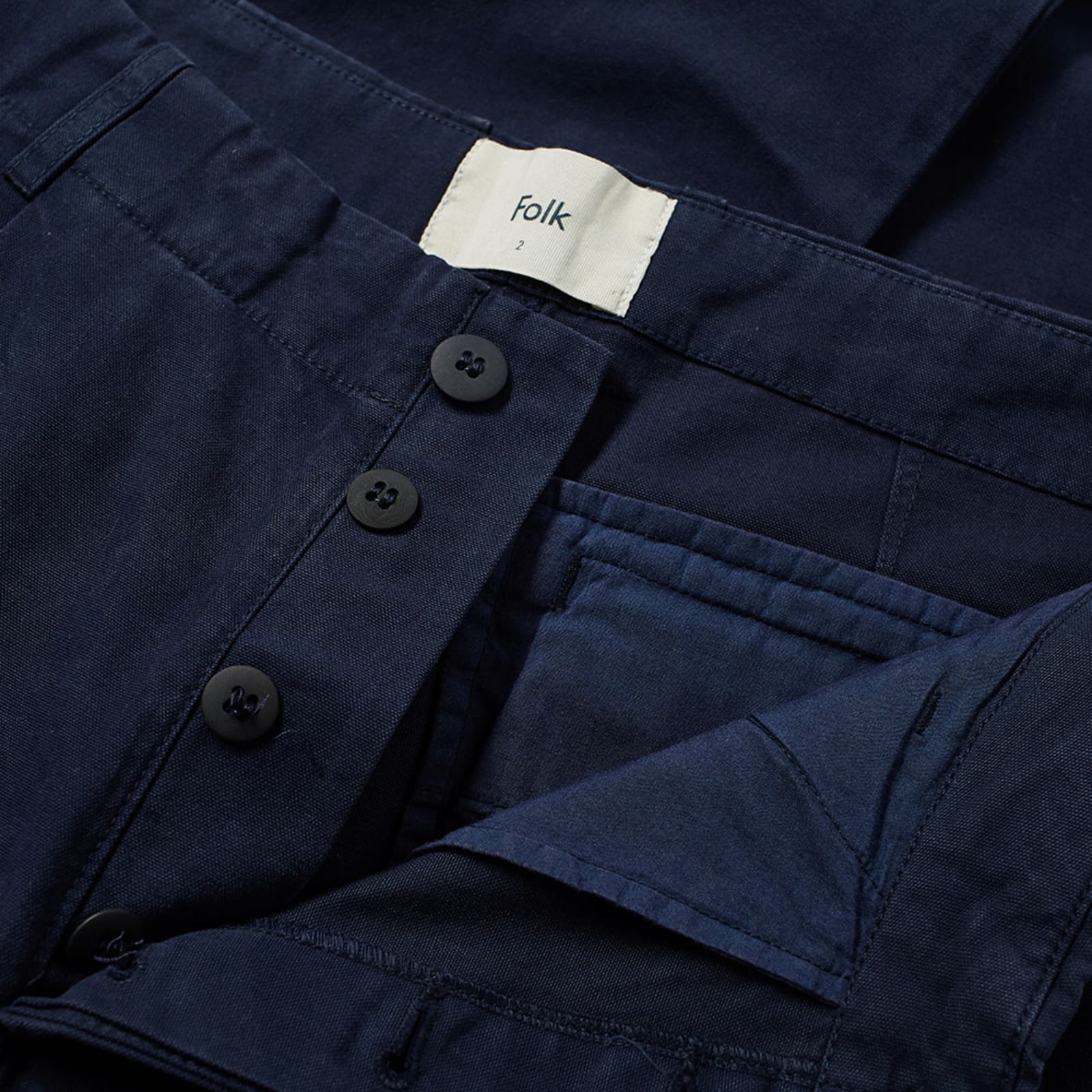 Folk Assembly Pant Navy END. (UK)