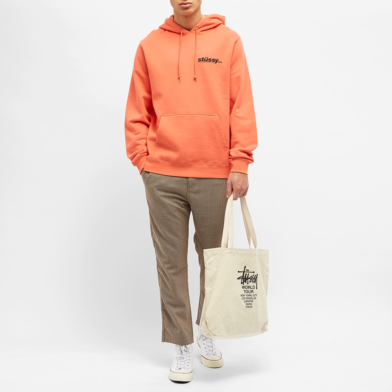 Stussy Italic Hoody - Orange