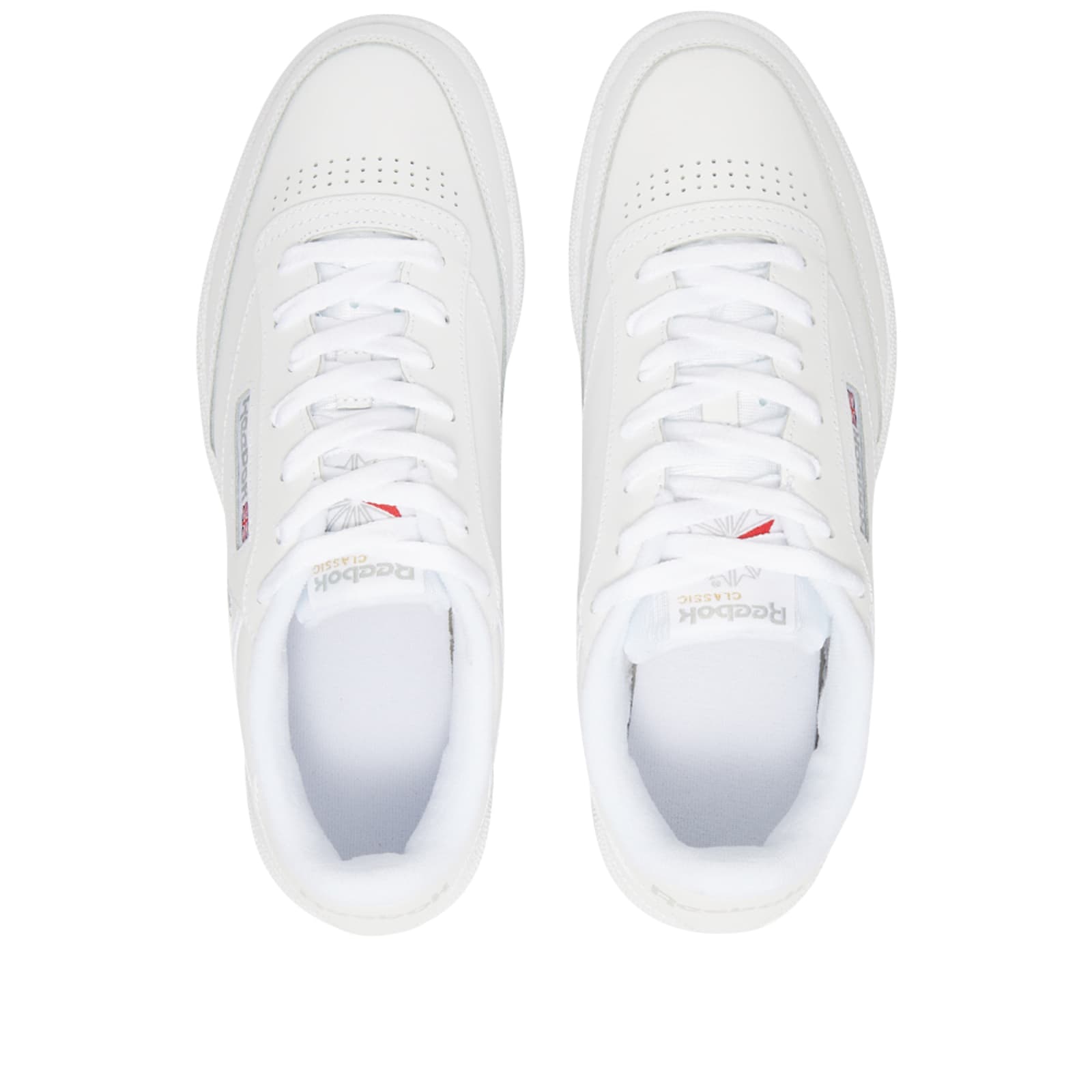 reebok club c 85 white sheer grey