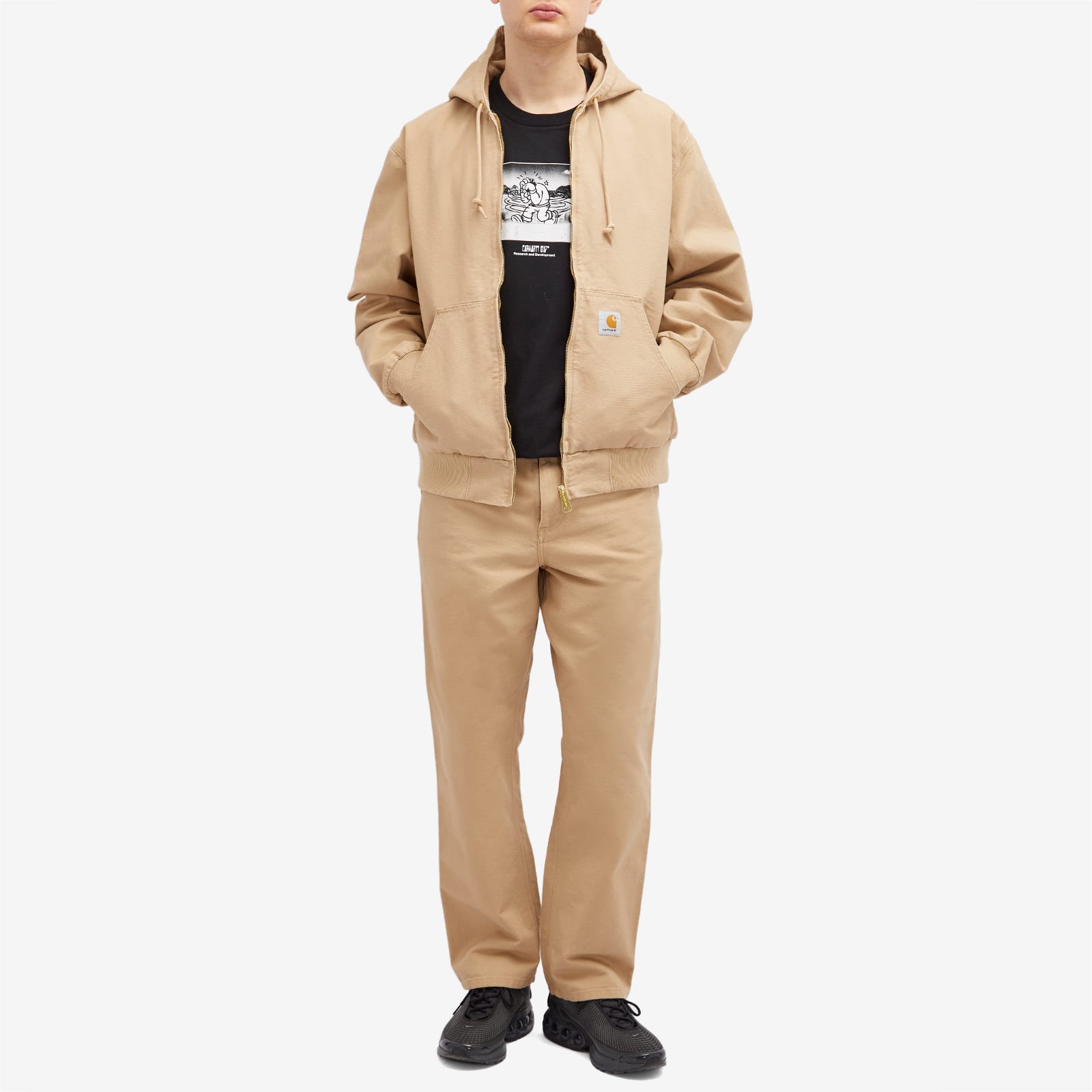 Carhartt WIP Single Knee Pants - Dusty Hamilton Brown