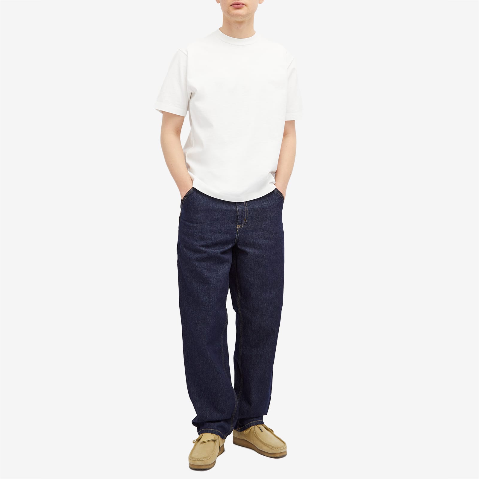 Carhartt WIP Denim Single Knee Pant - Blue Rinsed