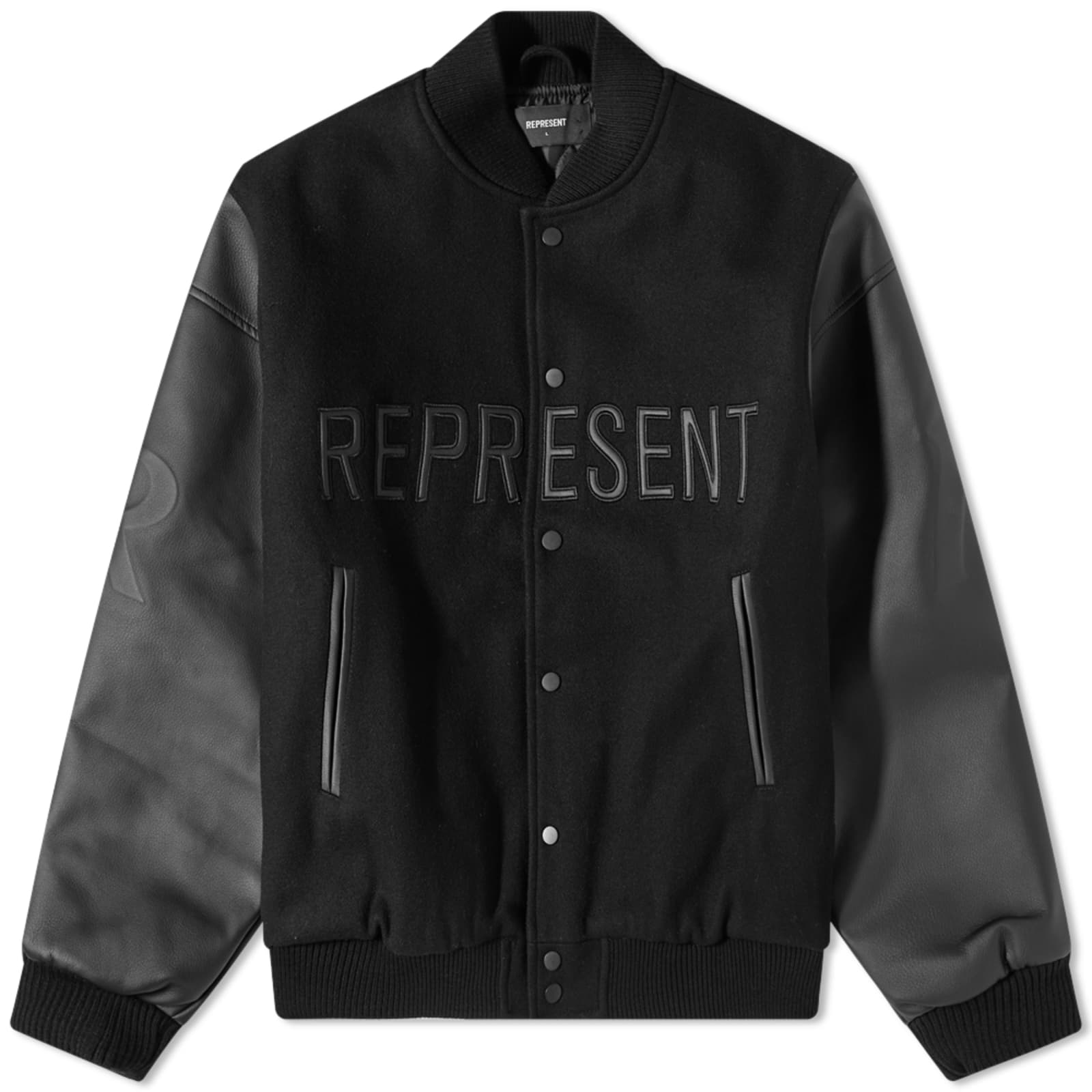 Represent Baseball Jacket Black END.
