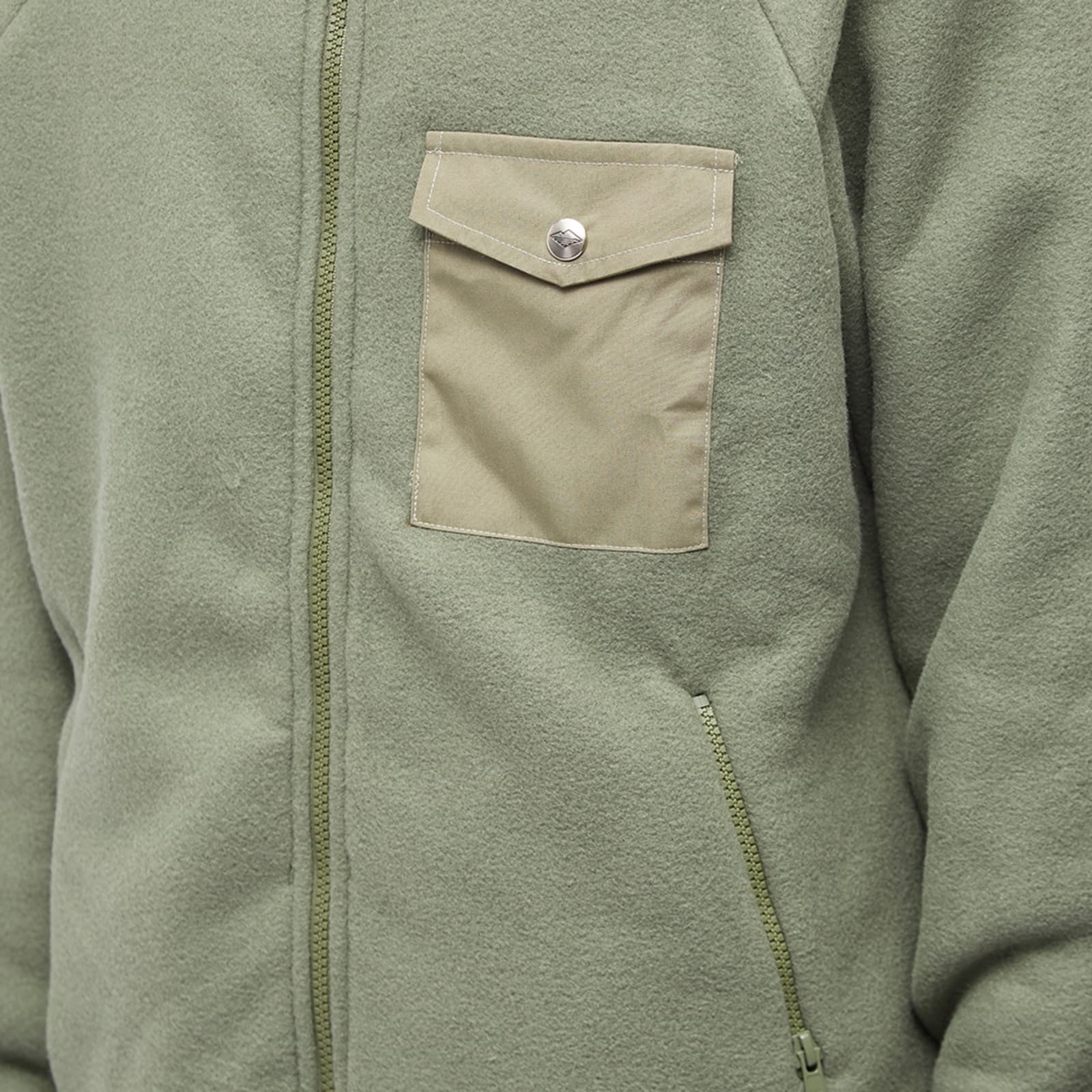 Battenwear Warm Up Fleece Jacket - Olive