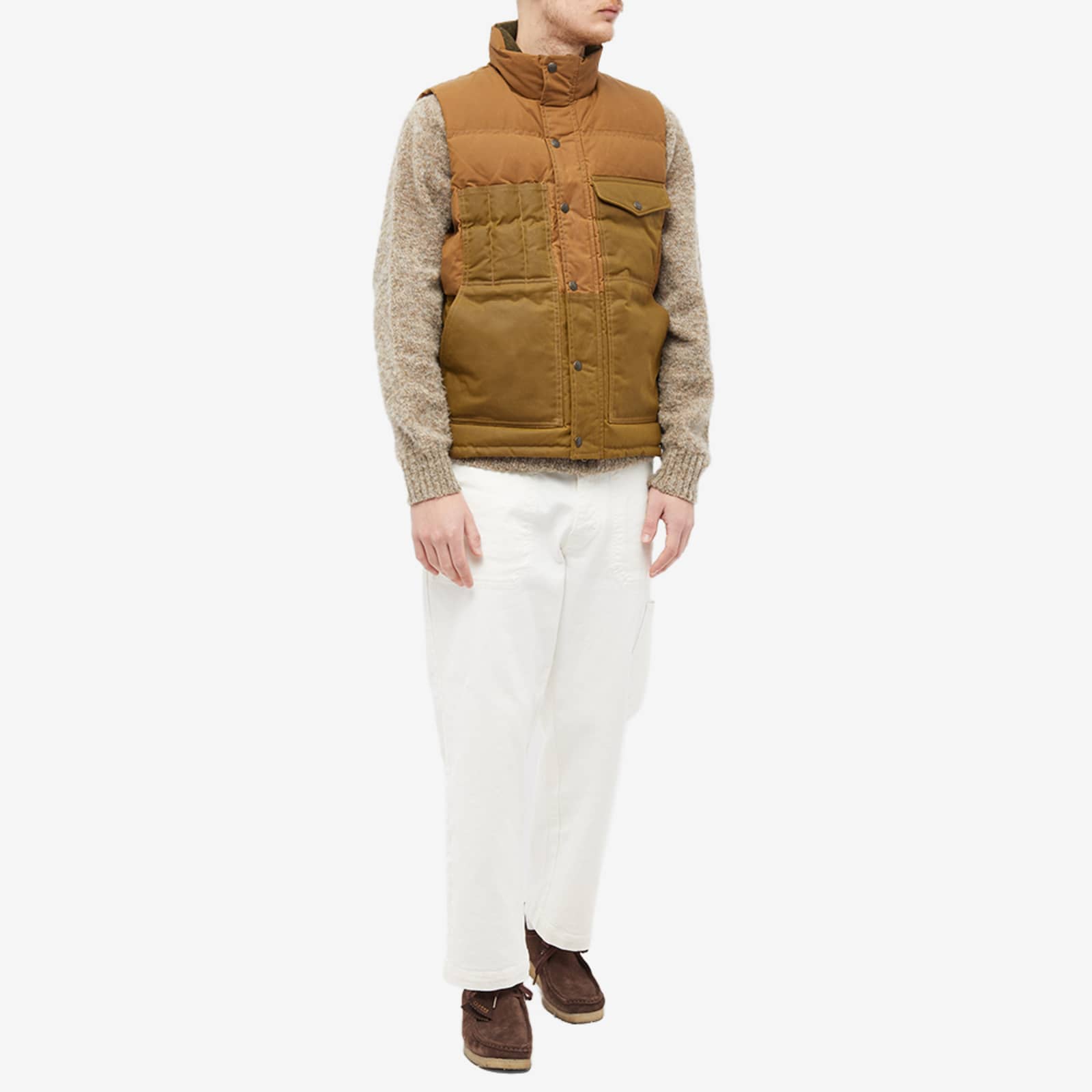 Filson Down Cruiser Vest Dark Tan END.